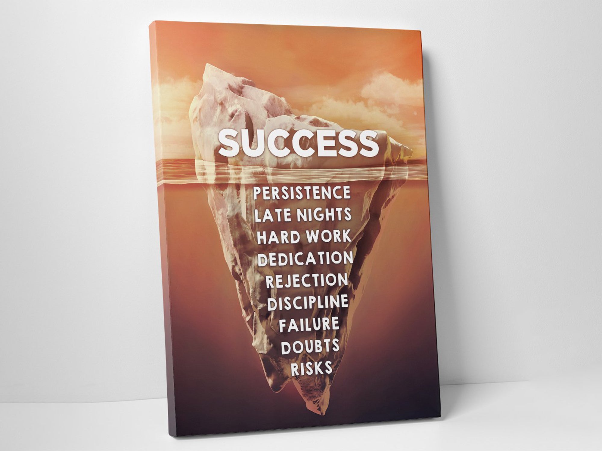 Success Iceberg Canvas Wall Art