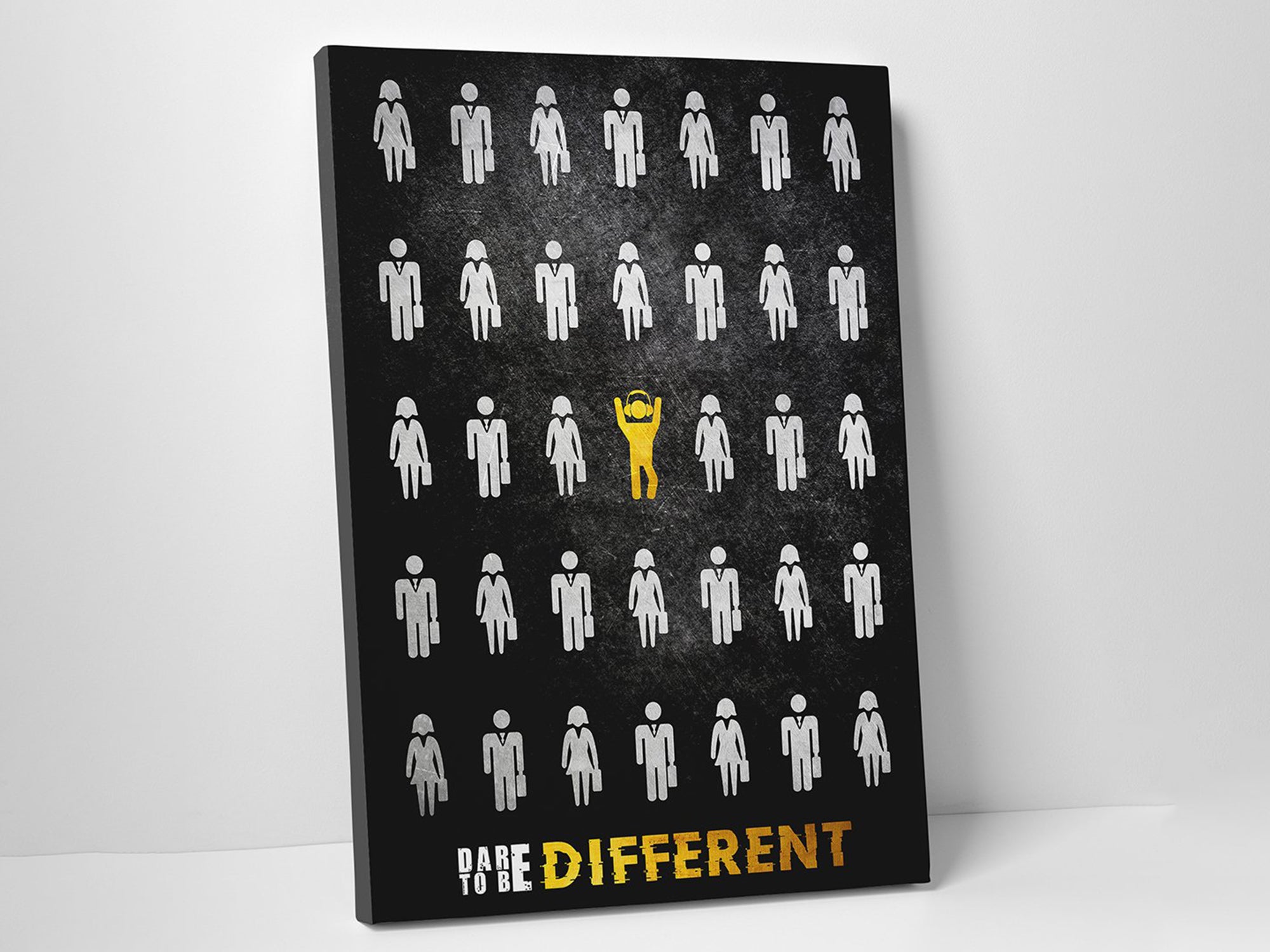 Dare to be Different Canvas Wall Art
