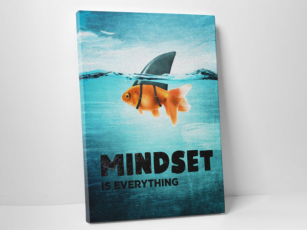 MINDSET IS EVERYTHING Canvas Print - Inspirational Canvas Wall Art ...
