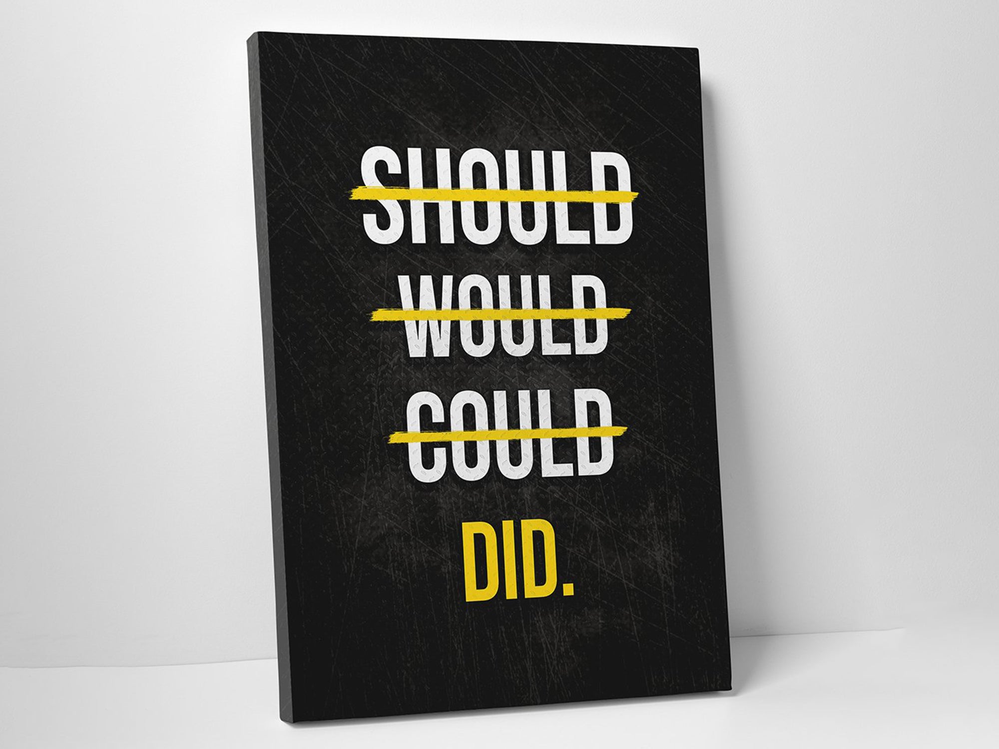 Should Would Could Canvas Art