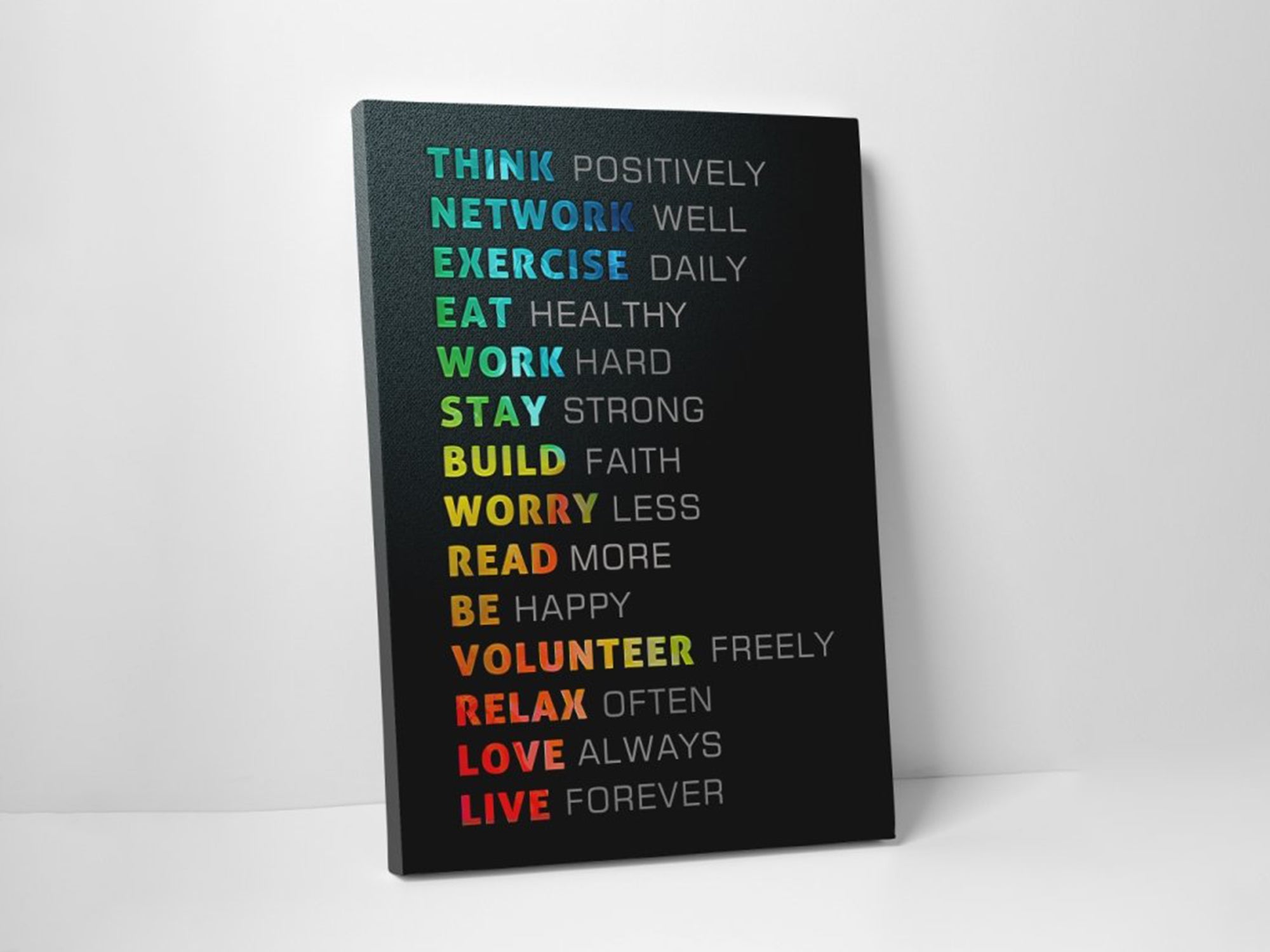 Success Inspiration Canvas Wall Art