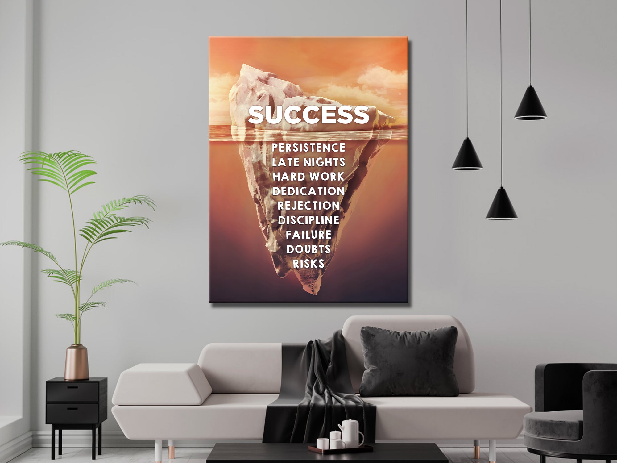 Success Iceberg Canvas Wall Art