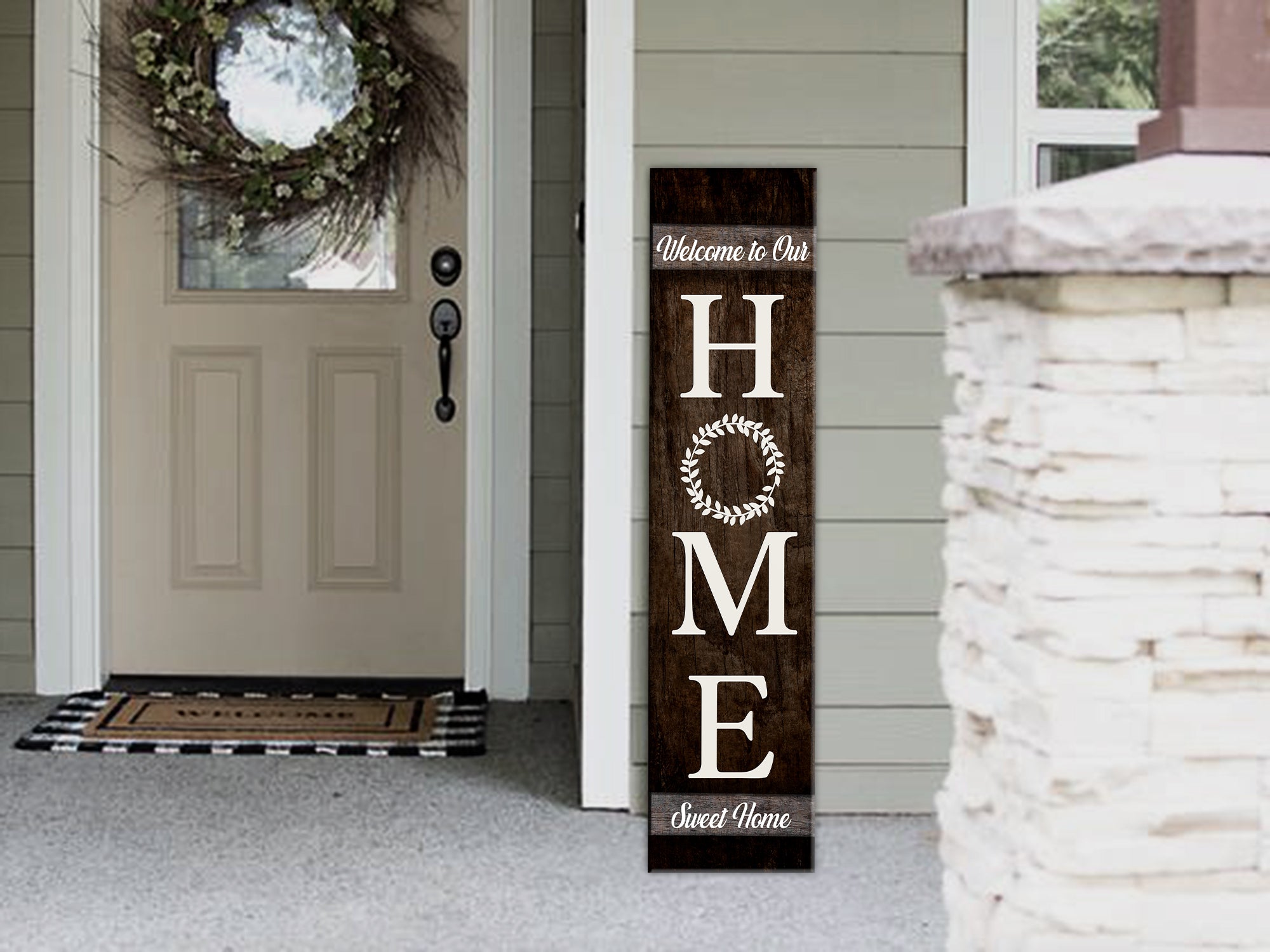Home Sign - Christian - Canvas Wall Art