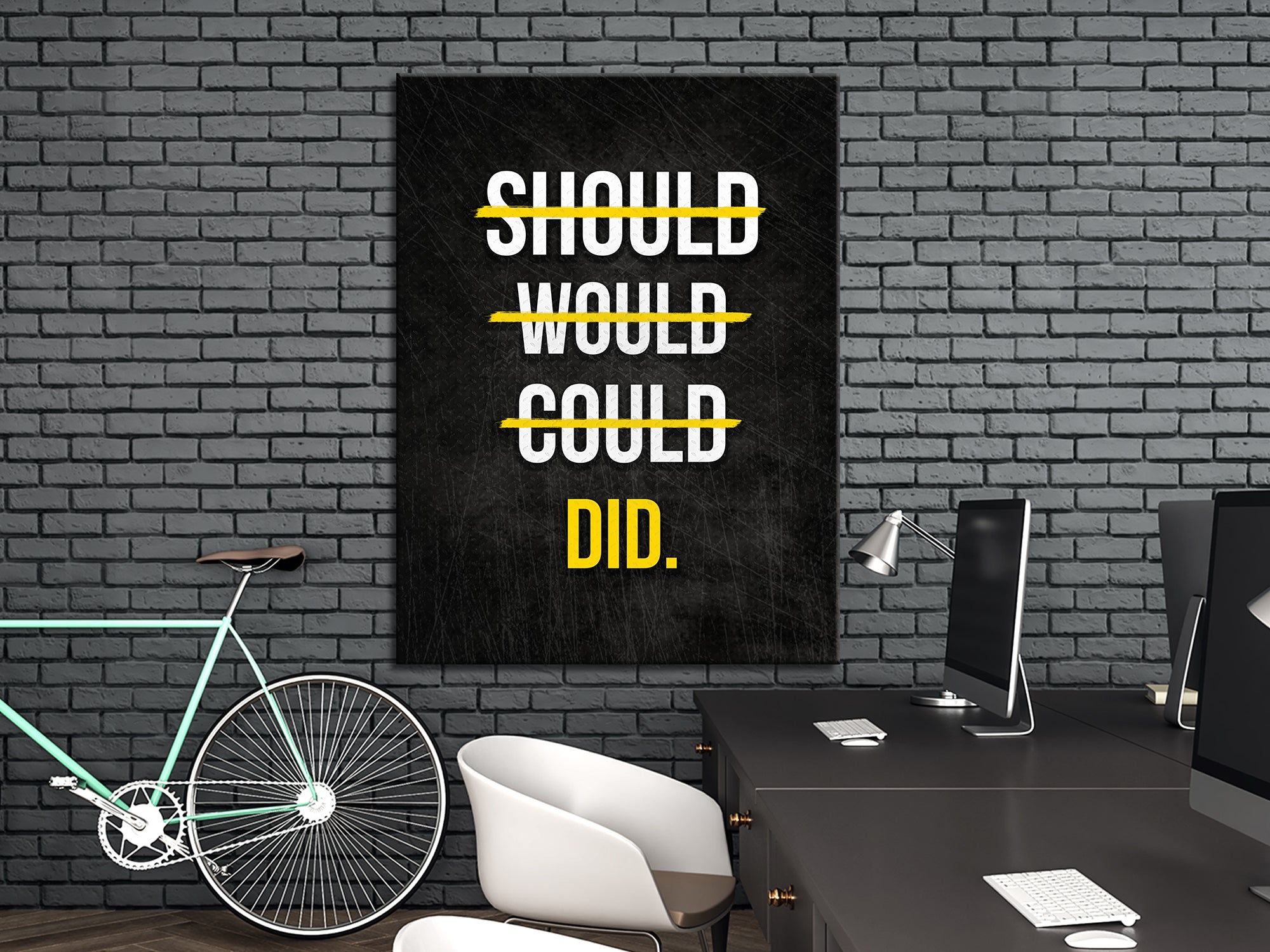 Should Would Could Canvas Art