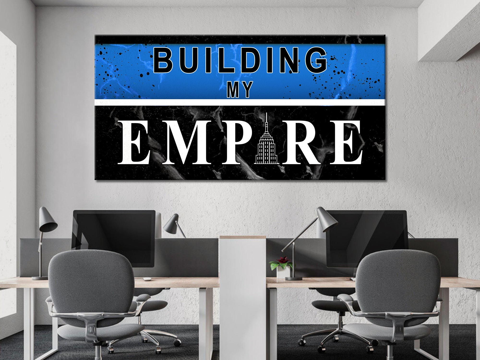 Building My Empire Canvas Wall Art