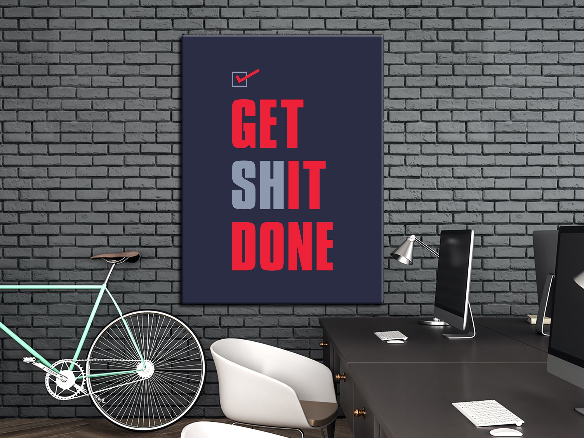 Get SHIT Done Canvas Art