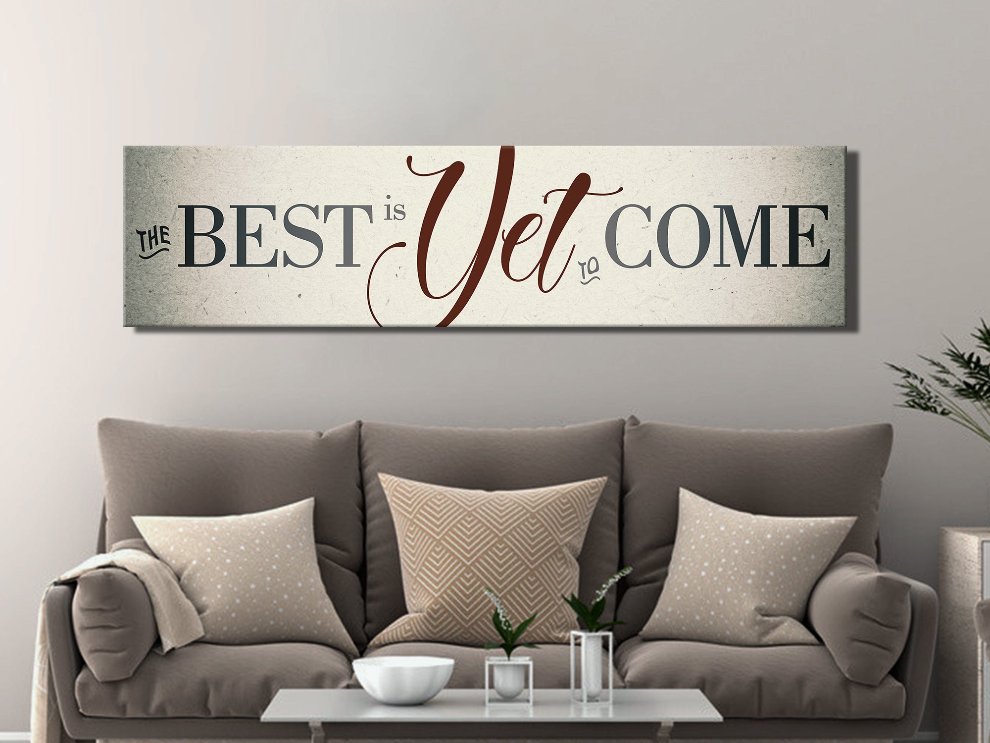Best Is Yet To Come - Christian - Living Room Canvas Wall Art