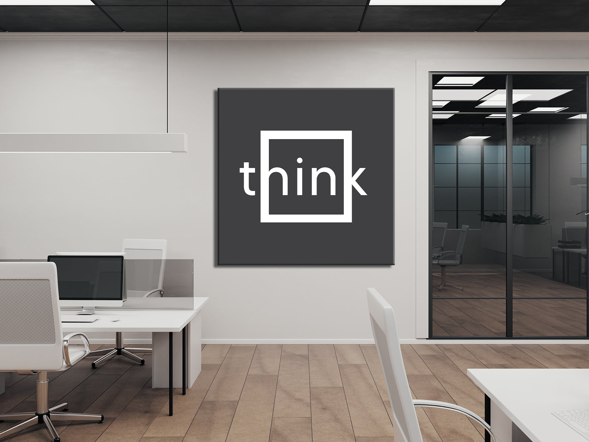Think - Canvas Wall Art