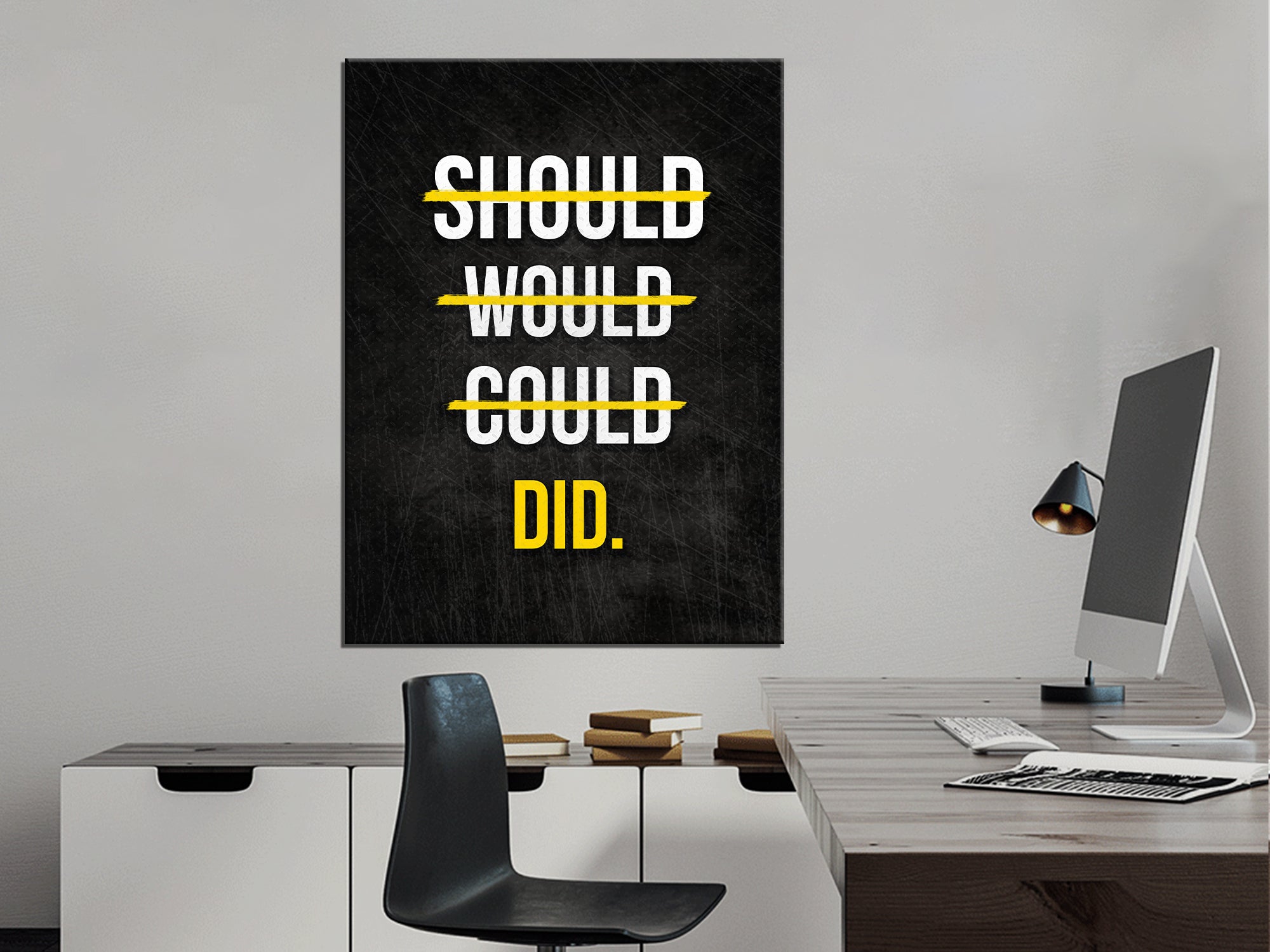 Should Would Could Canvas Art