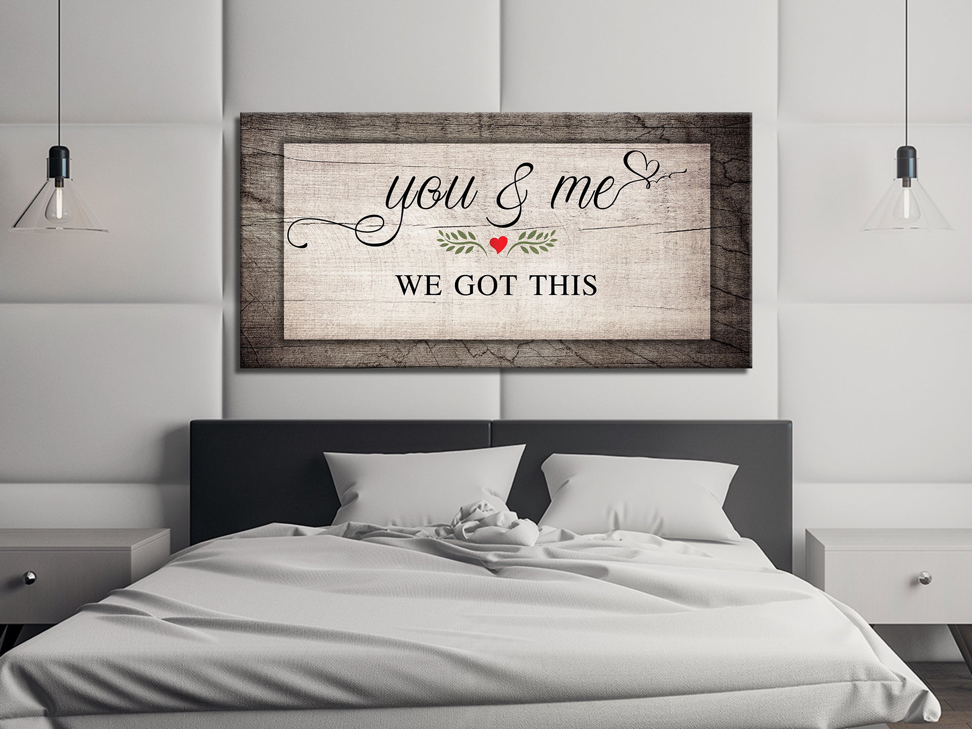 You & Me We Got This - V5 - Couples Wall Art
