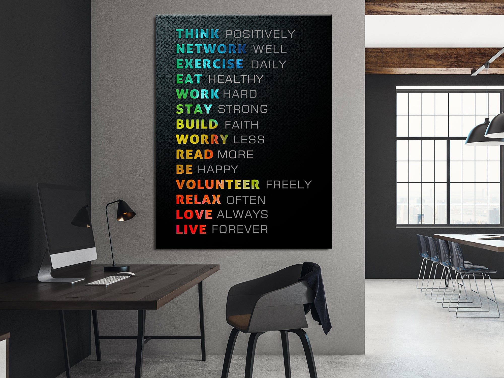 Success Inspiration Canvas Wall Art