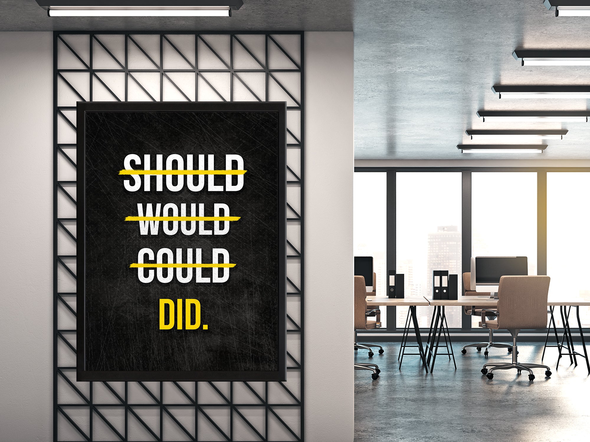 Should Would Could Canvas Art