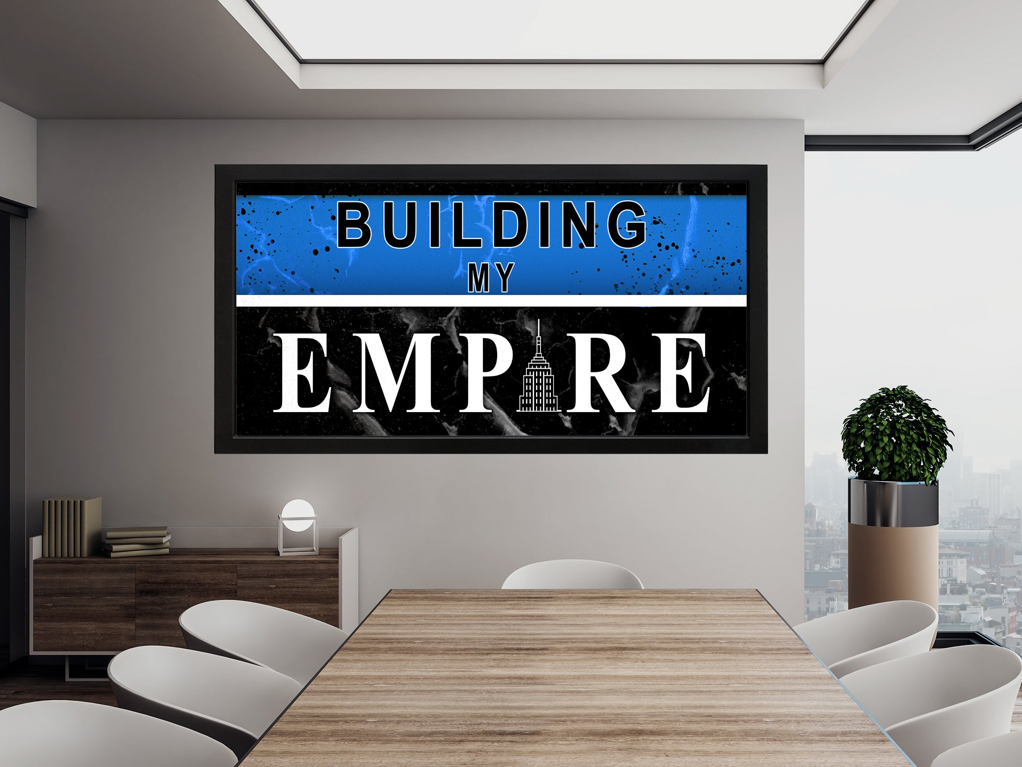 Building My Empire Canvas Wall Art