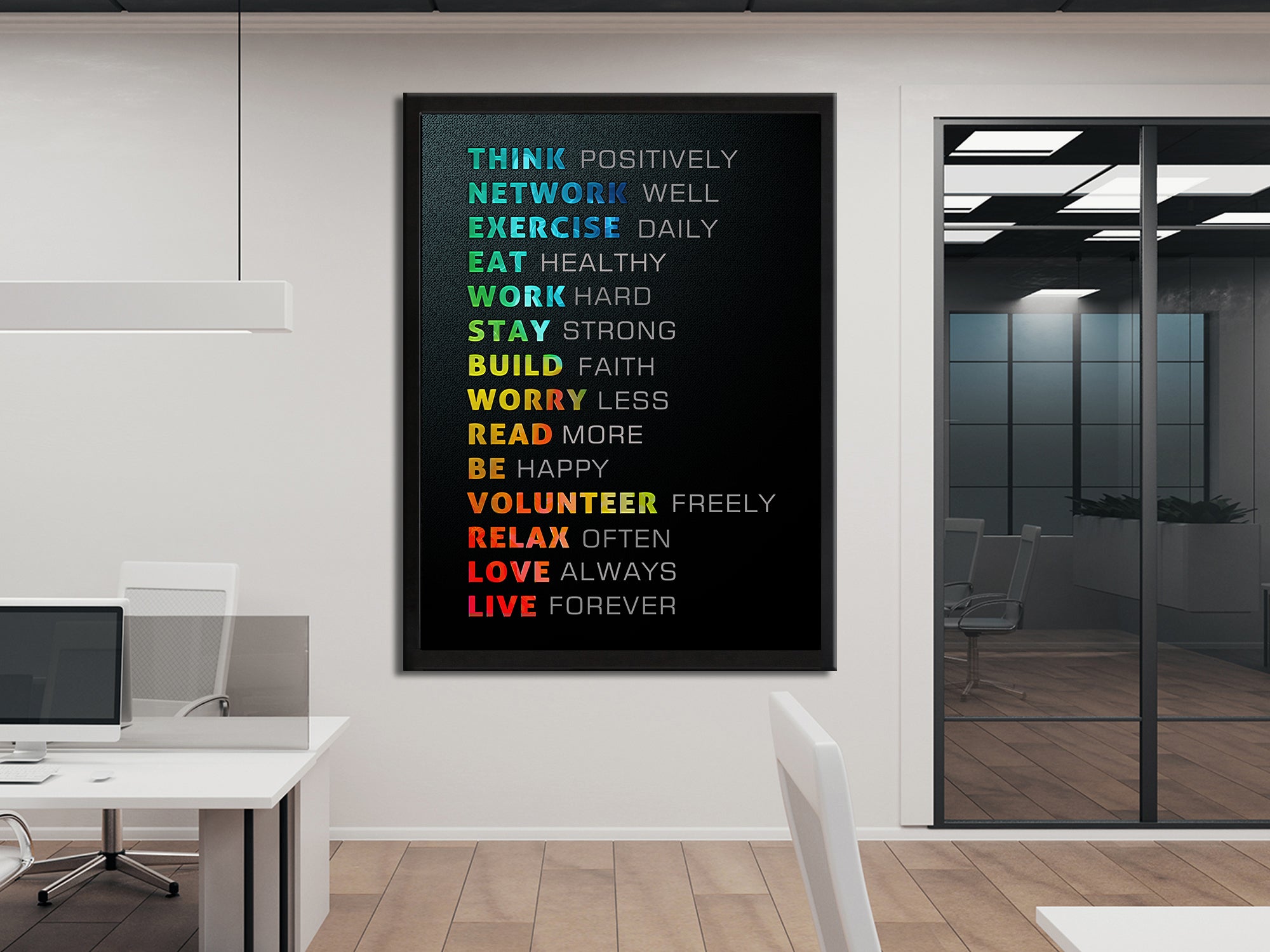 Success Inspiration Canvas Wall Art