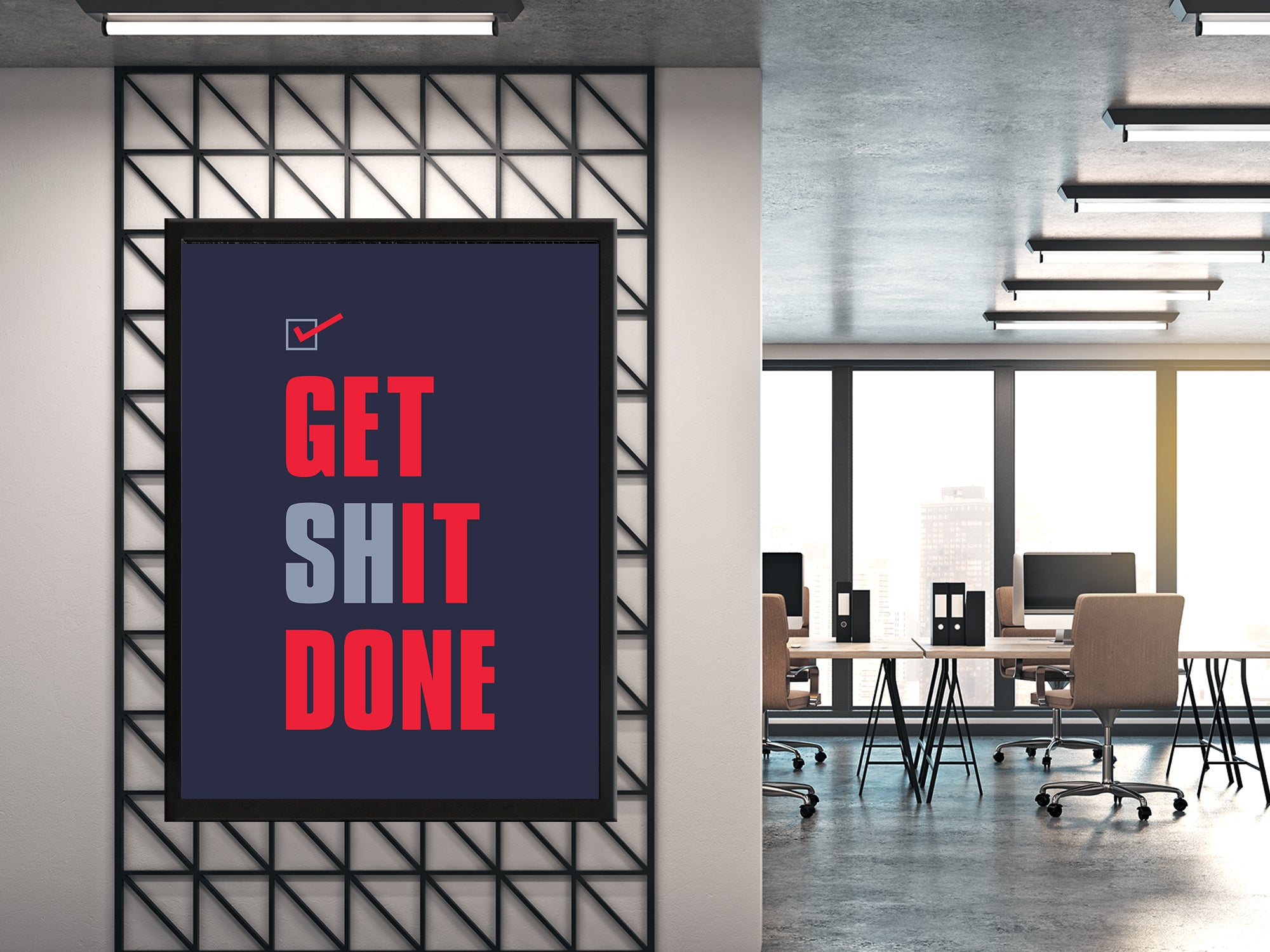 Get SHIT Done Canvas Art