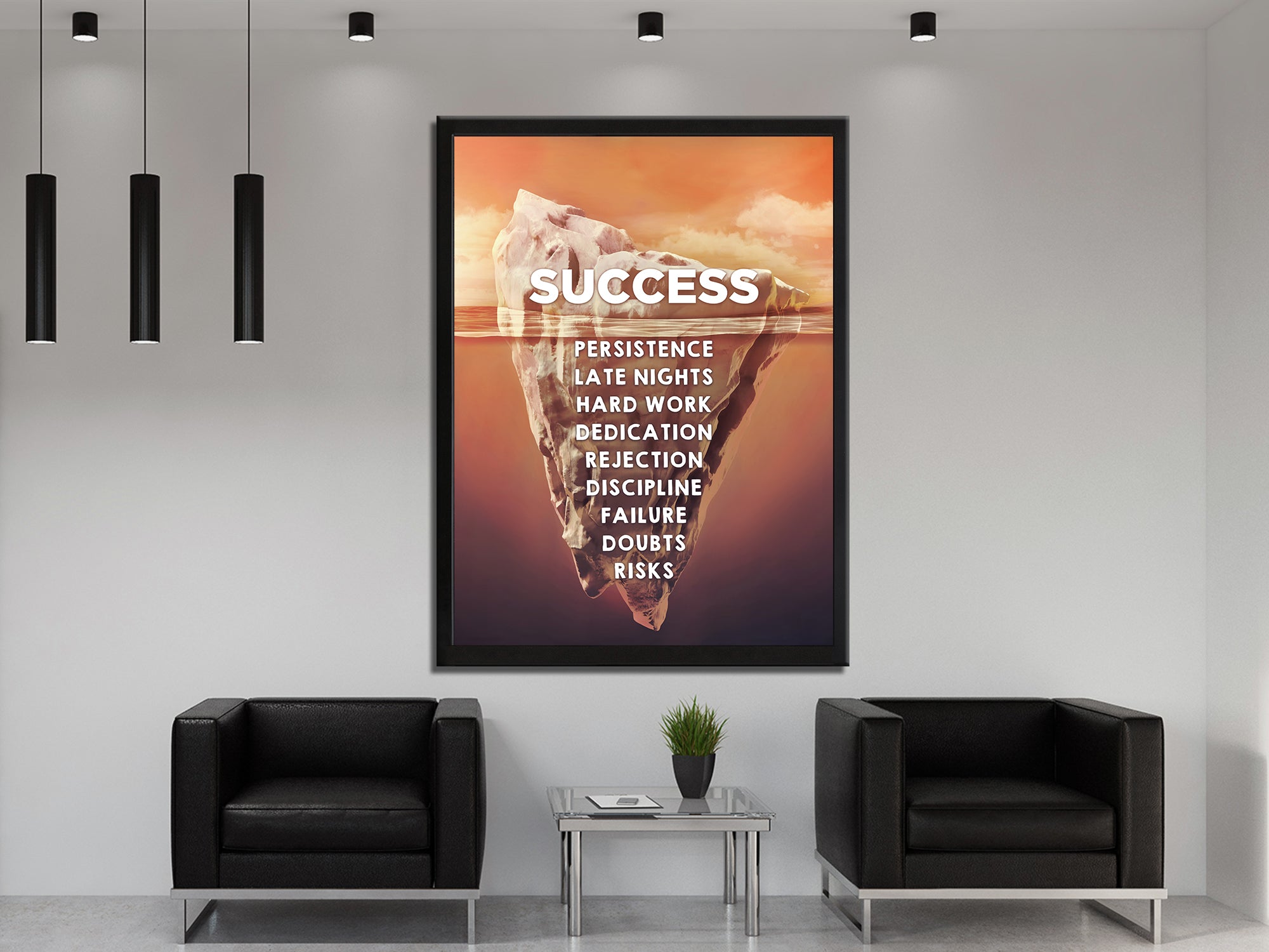 Success Iceberg Canvas Wall Art