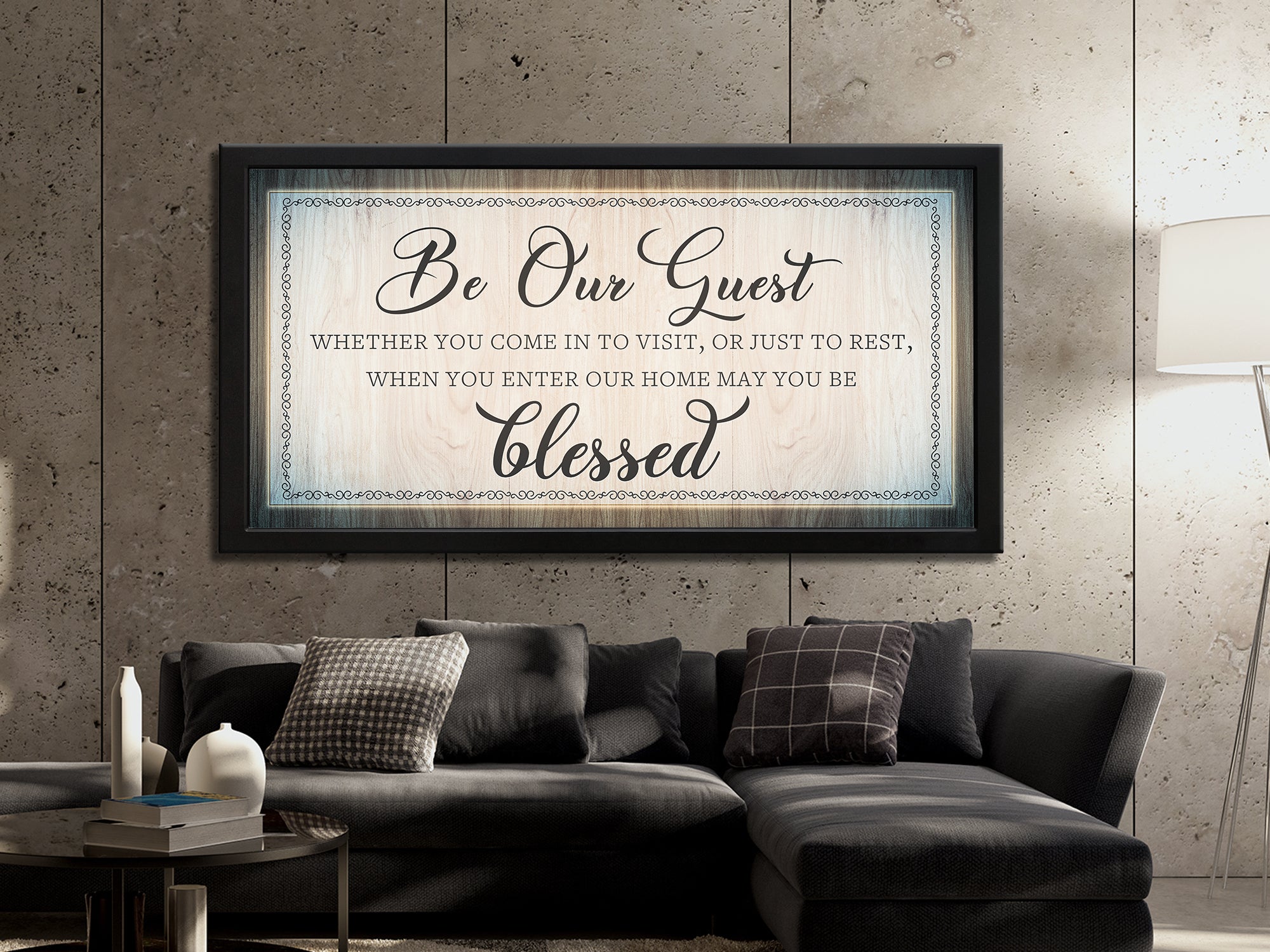 Be Our Guest - Bedroom - Canvas Wall Art