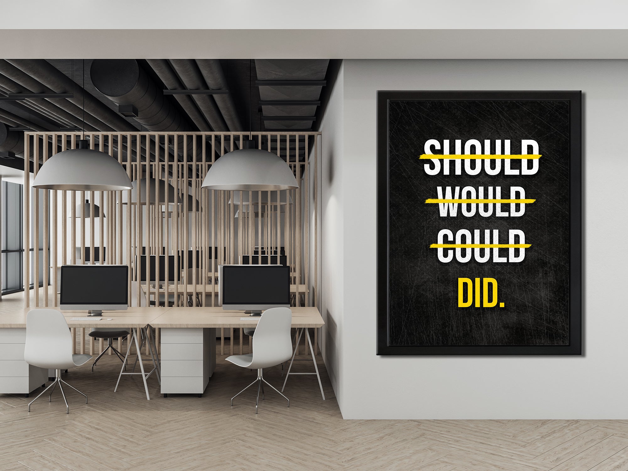 Should Would Could Canvas Art