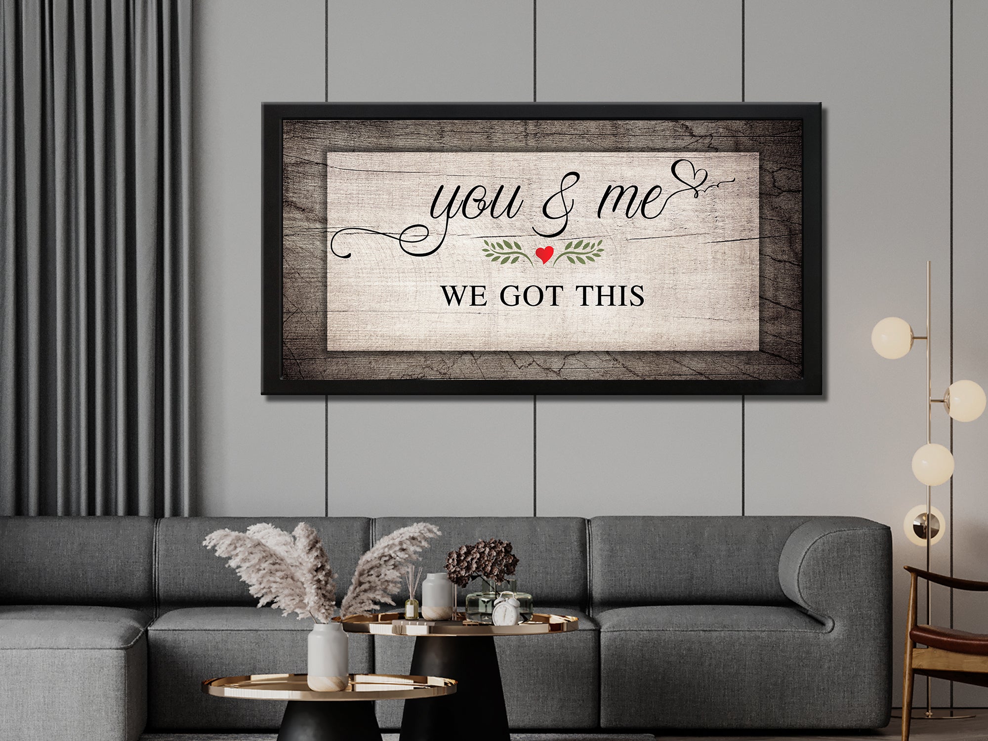 You & Me We Got This - V5 - Couples Wall Art