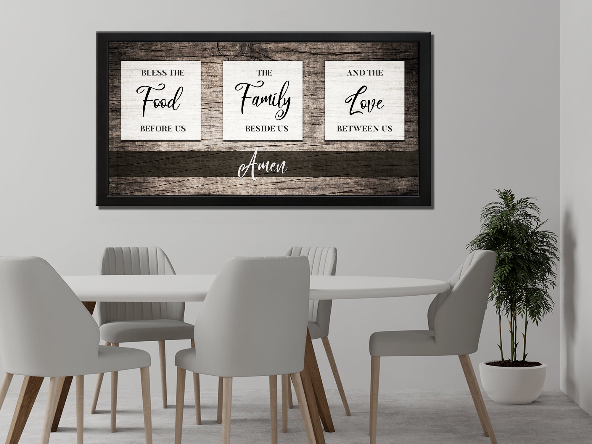 Bless The Food V2 Canvas Wall Art