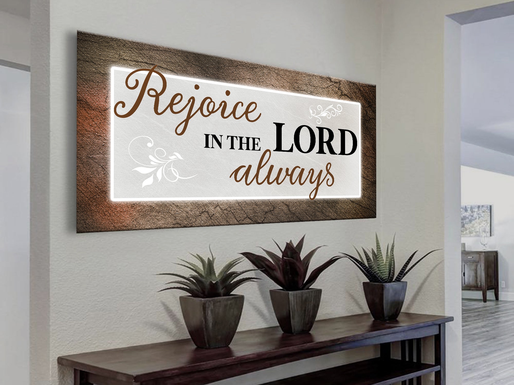 Rejoice In The Lord Christian Wall Art