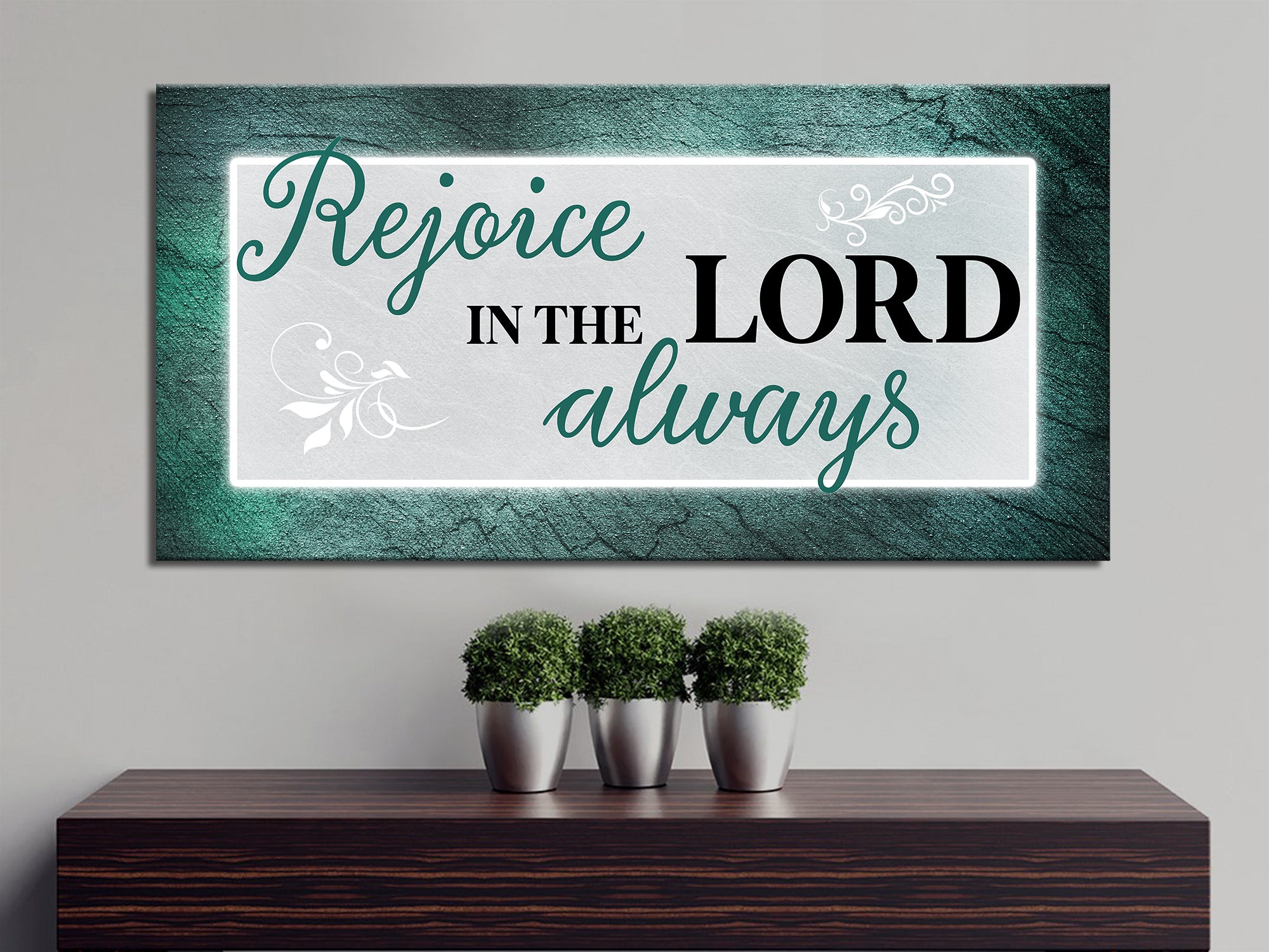 Rejoice In The Lord Christian Wall Art