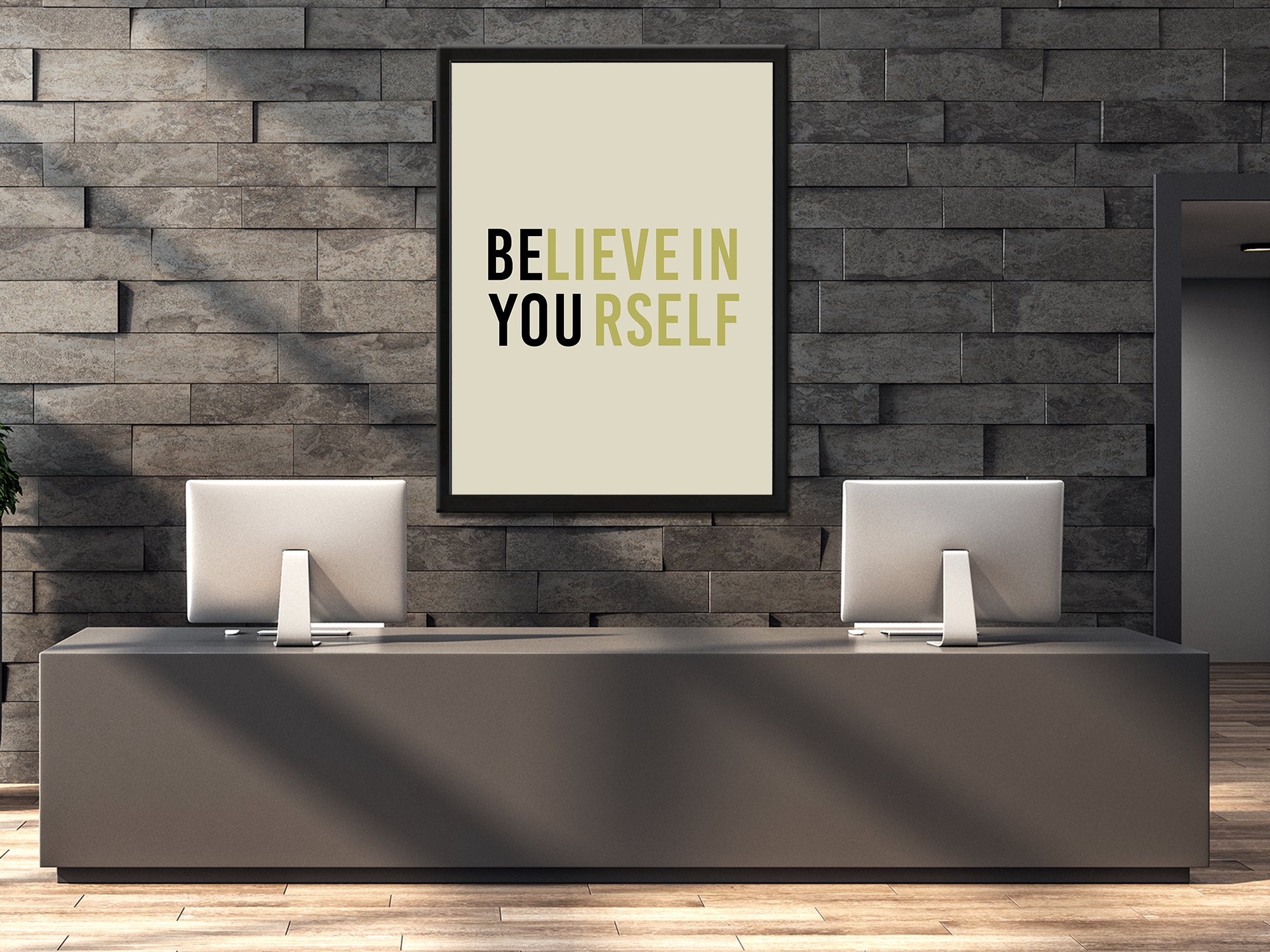 Believe Yourself - Inspiring - Canvas Wall Art V2