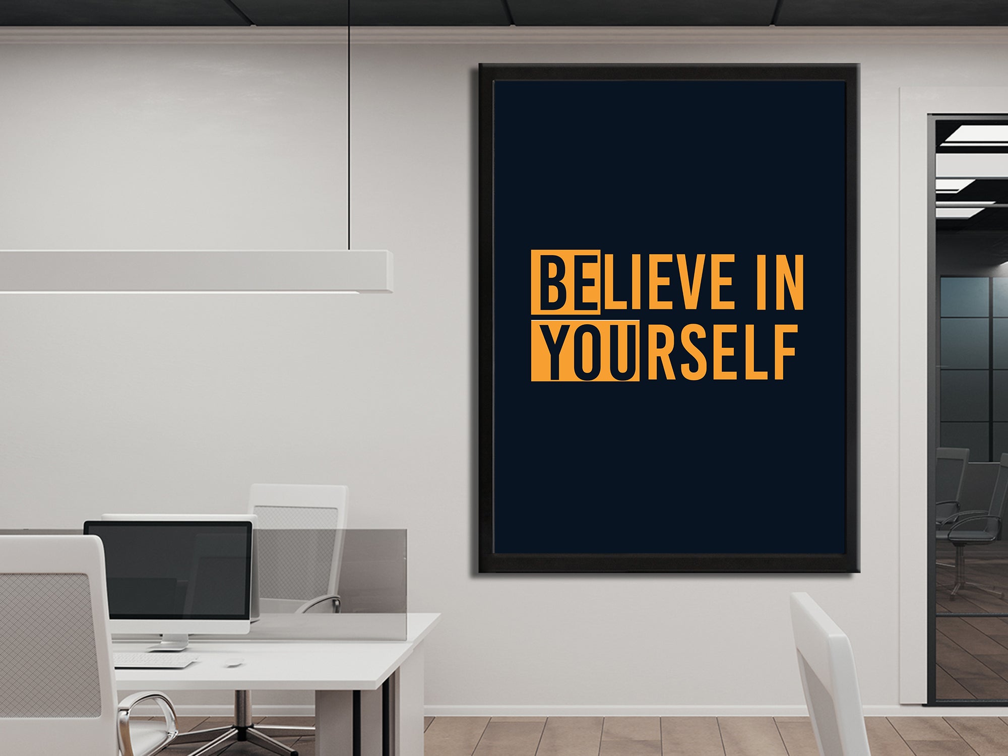 Believe Yourself - Inspiring - Canvas Wall Art V2