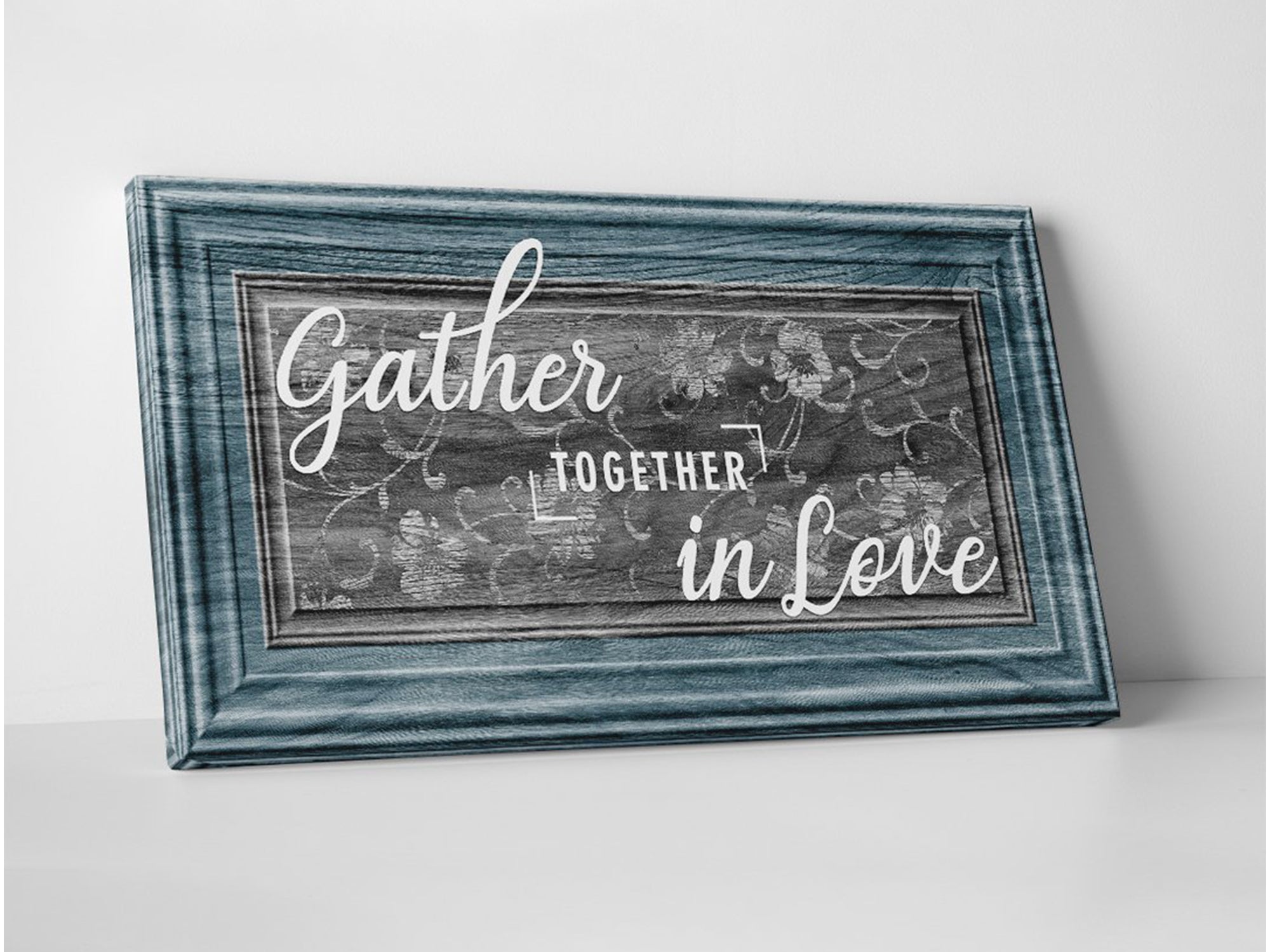 Gather Together In Love Canvas Wall Art