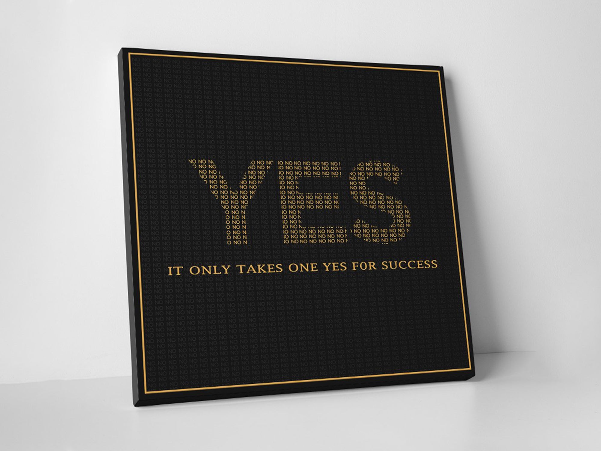 1 Yes For Success Canvas Art