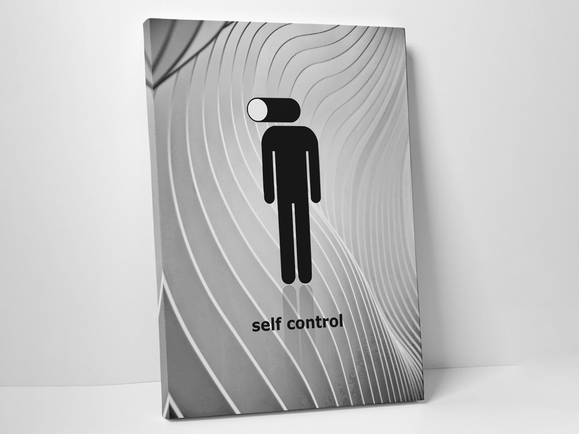 Self Control - Motivational - Canvas Wall Art