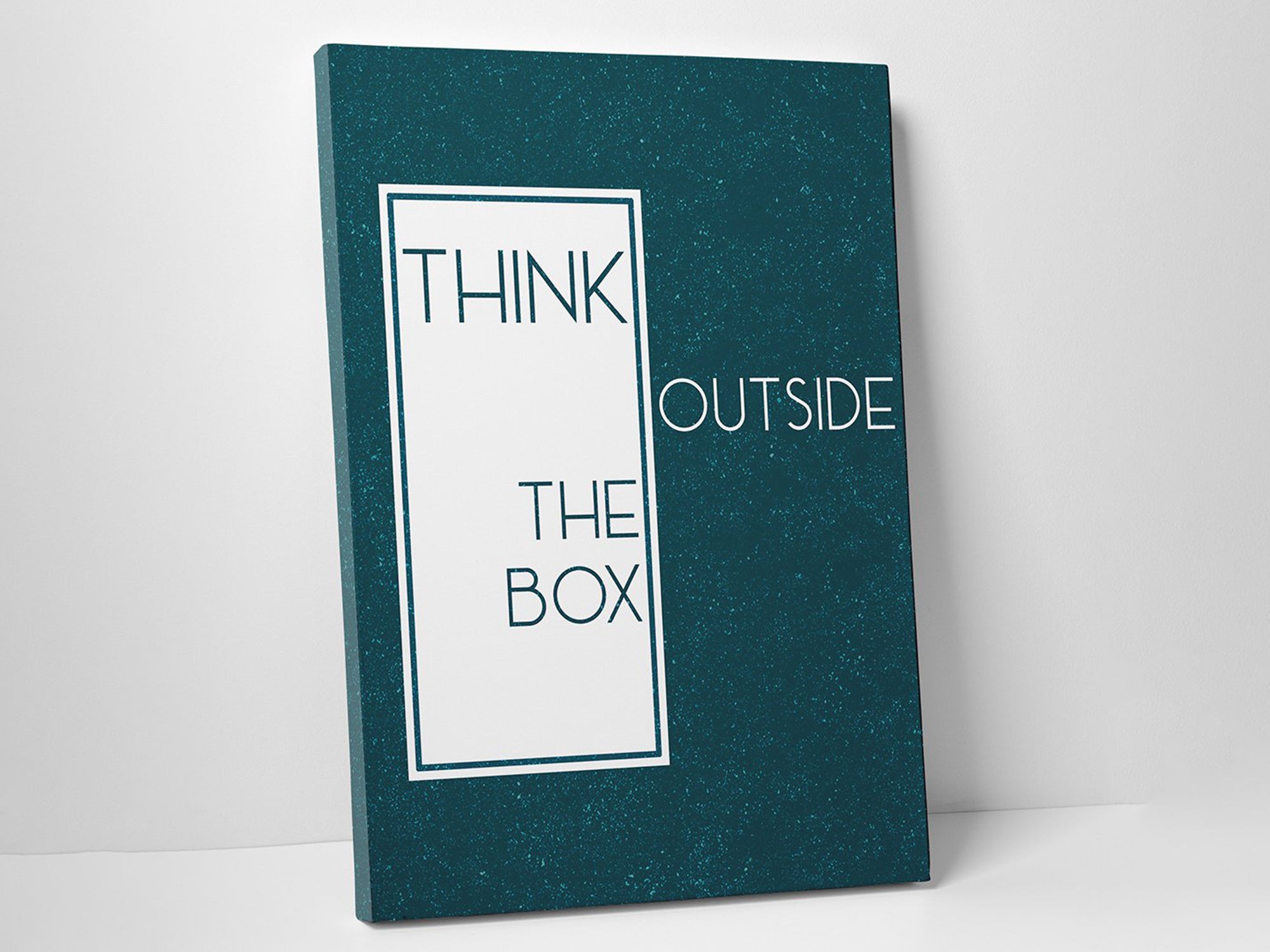 Think Outside The Box Canvas Art