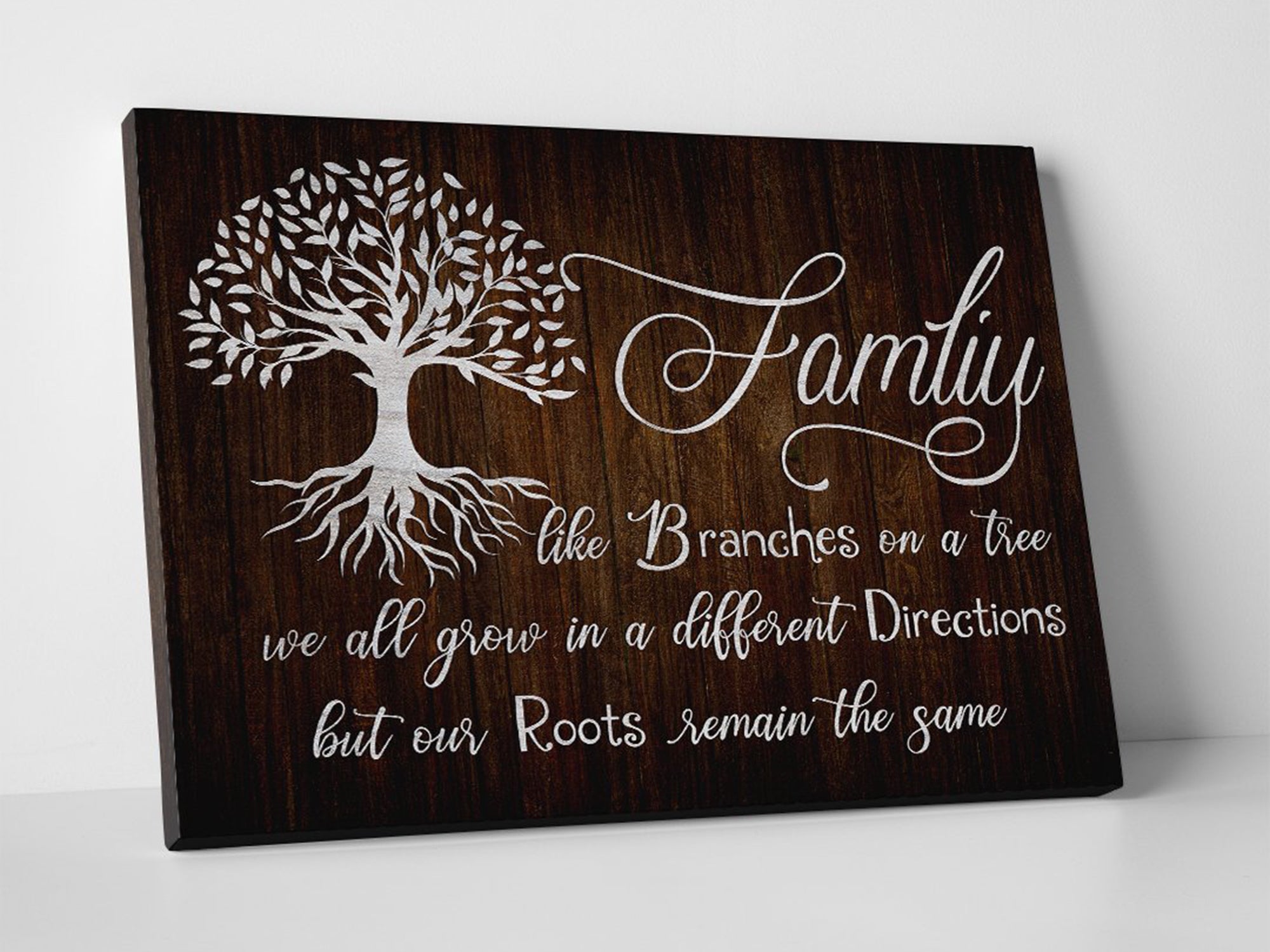 Family Like Branches - Dinning Room - Canvas Wall Art