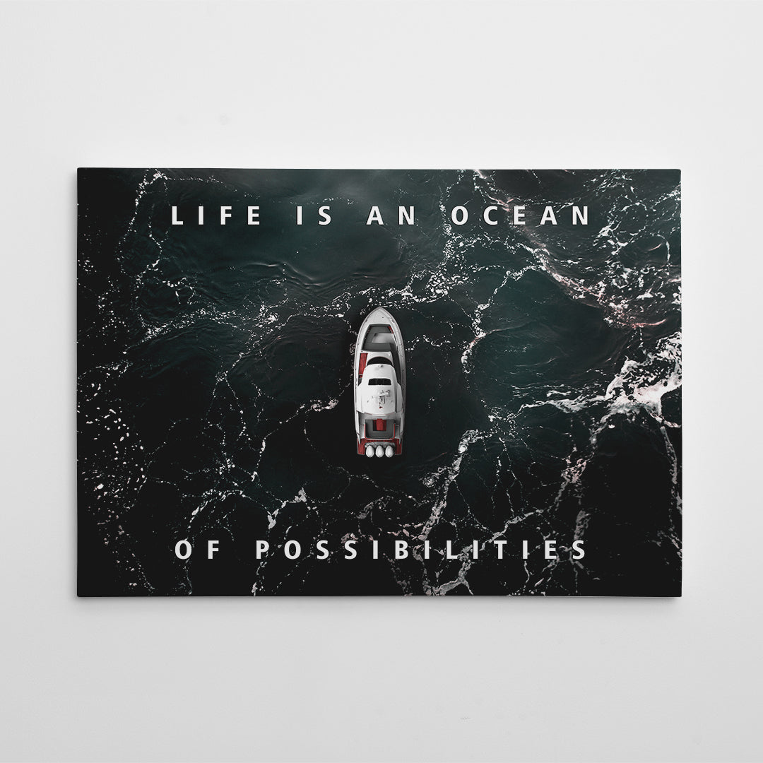 Ocean Of Possibilities Canvas Wall Art