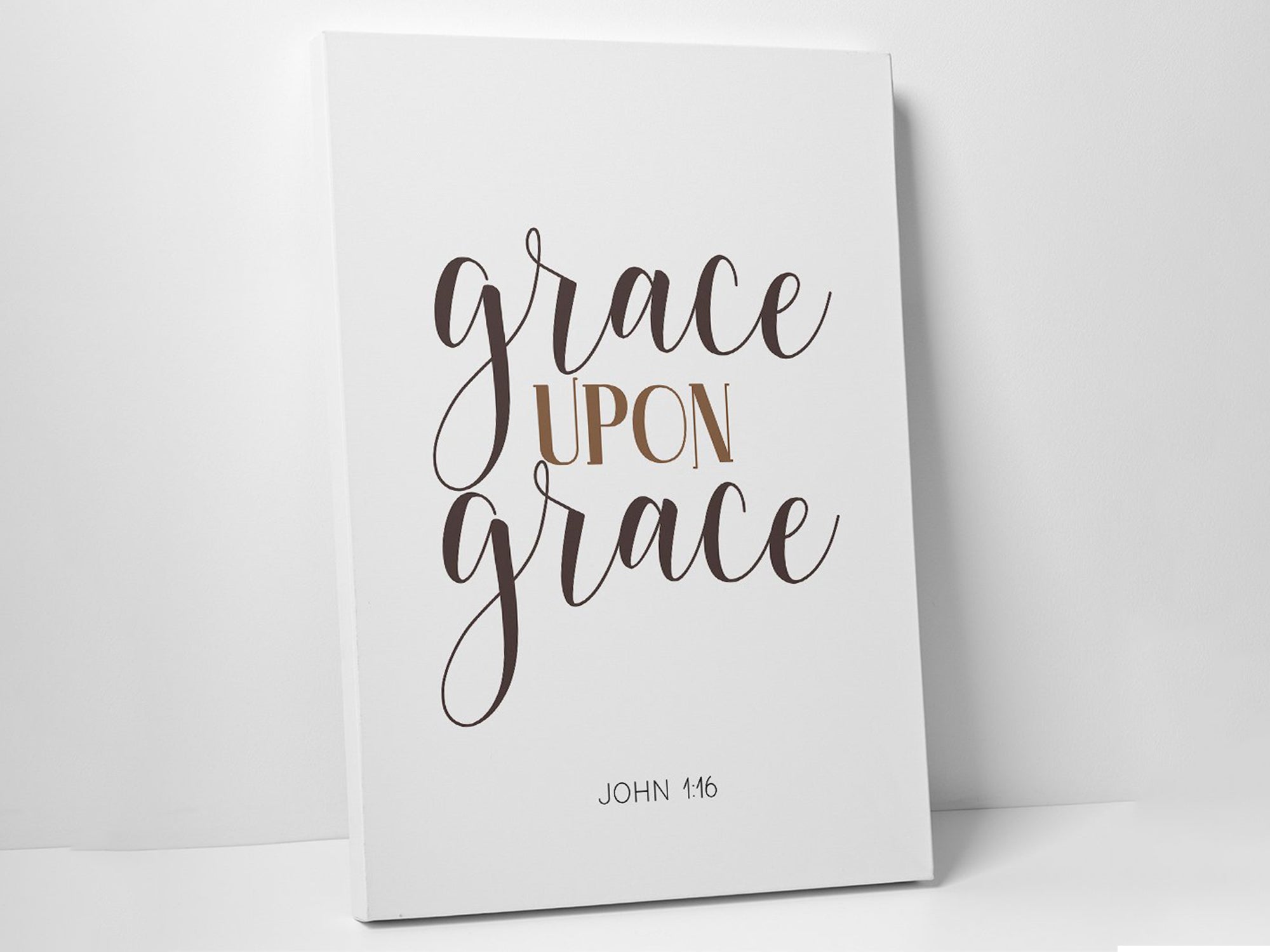 Grace Your Grace - Christian - Dinning Room Canvas Wall Art