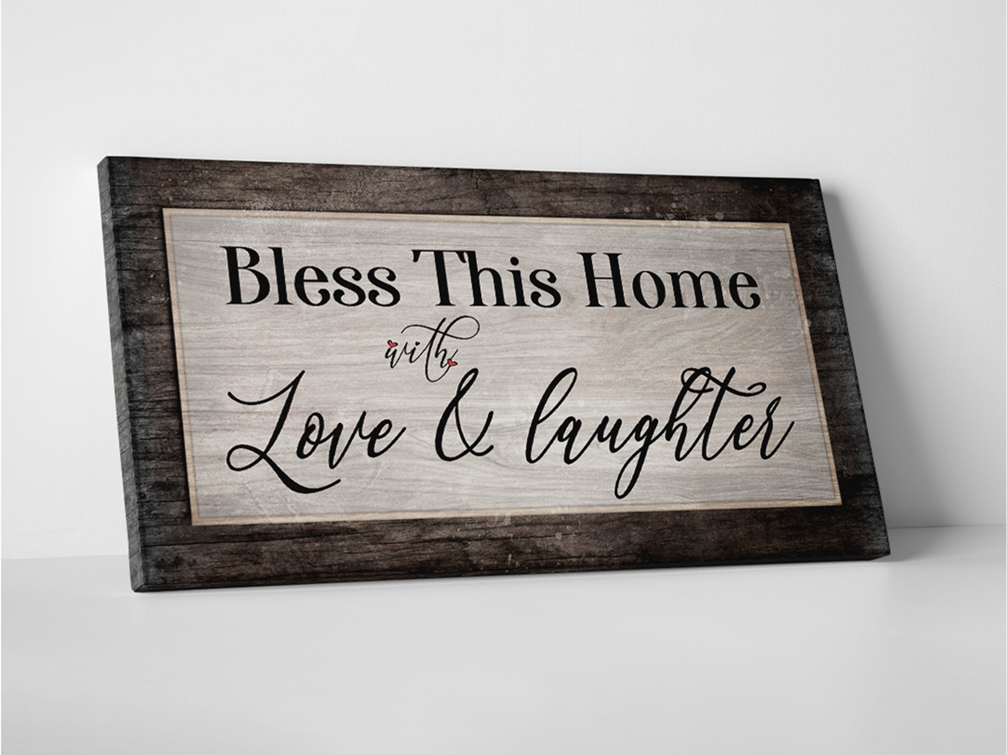 Blessed With Love & Laughter - Christian - Canvas Wall Art