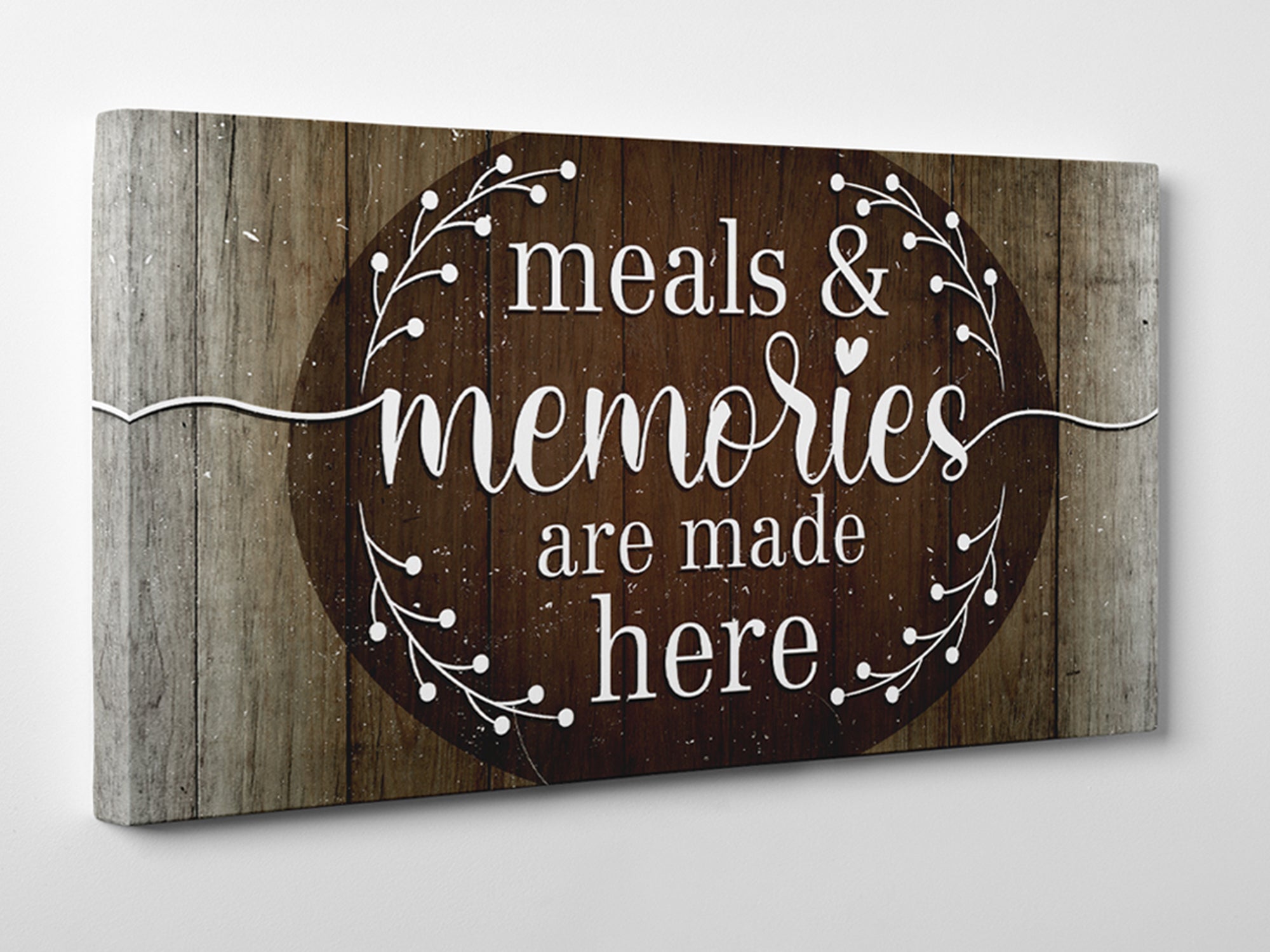 Meals & Memories - Christian - Canvas Wall Art