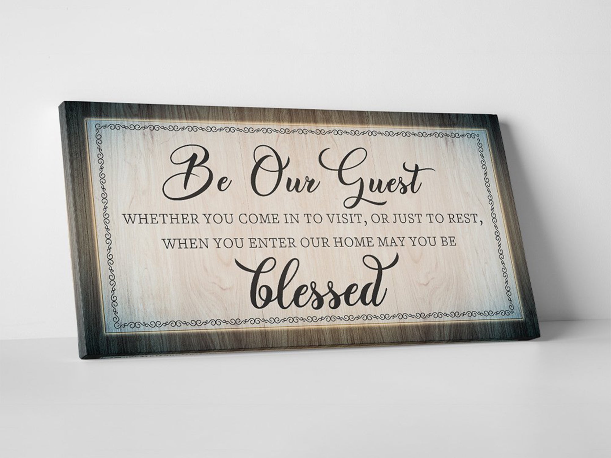 Be Our Guest - Bedroom - Canvas Wall Art