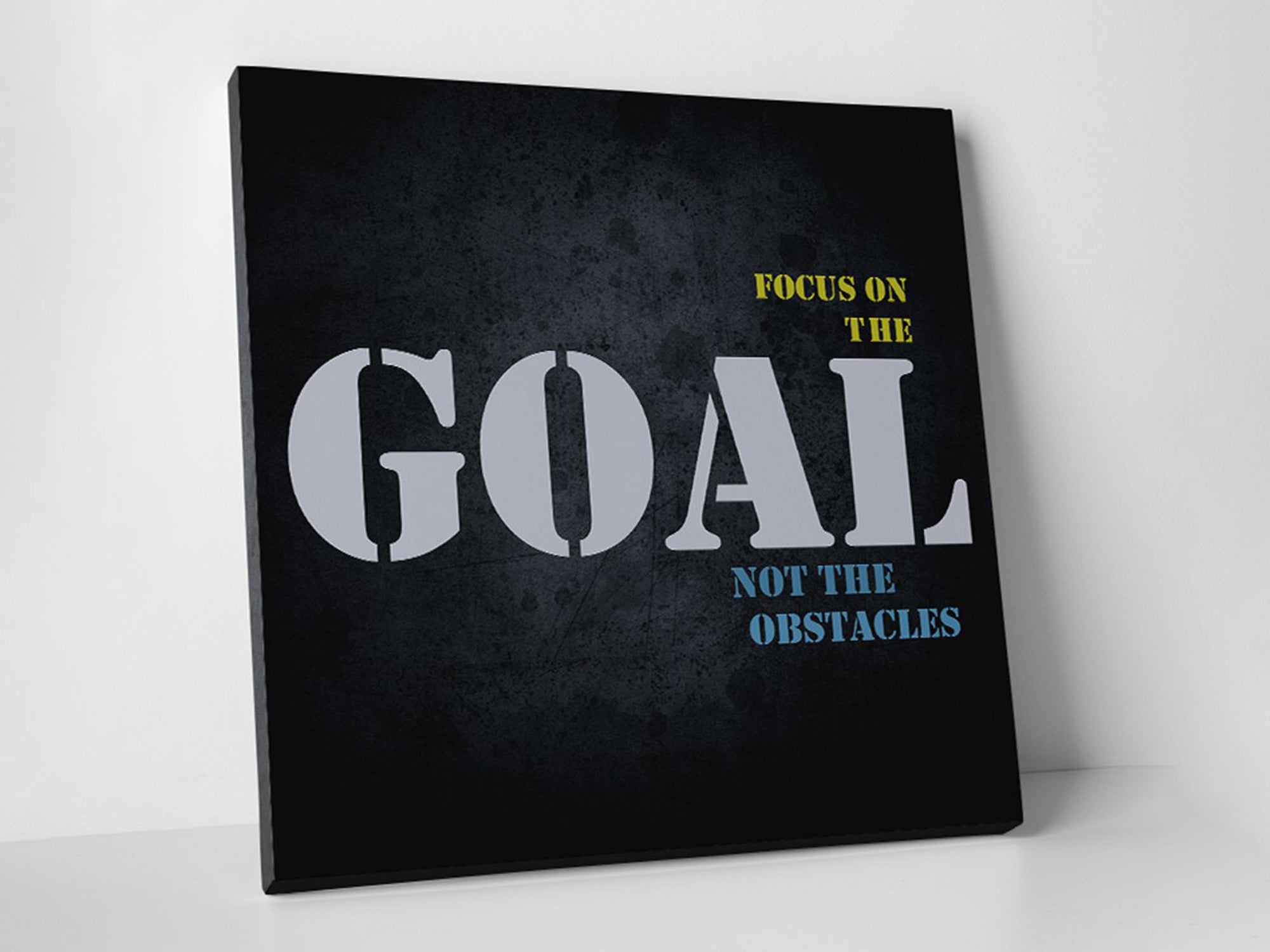 Focus On the Goal - Motivational - Canvas Wall Art