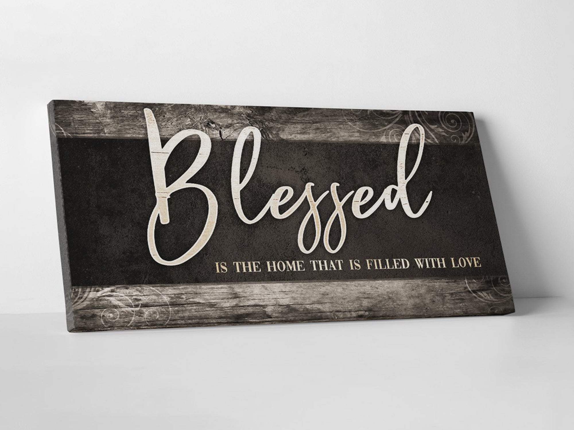 Blessed Is The Home That Is Filled With Love Canvas Wall Art