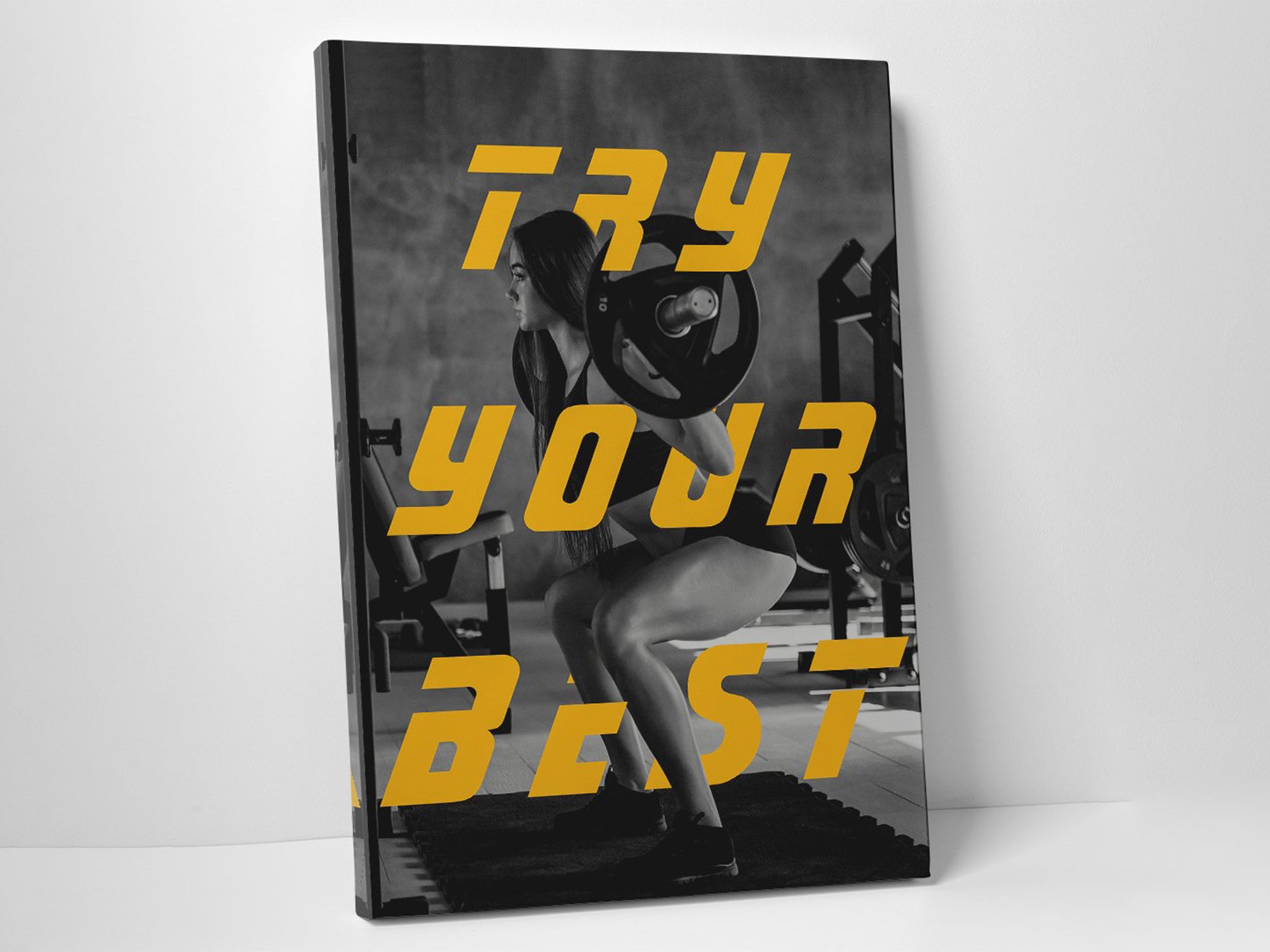 Try Your Best - Motivational - Canvas Wall Art