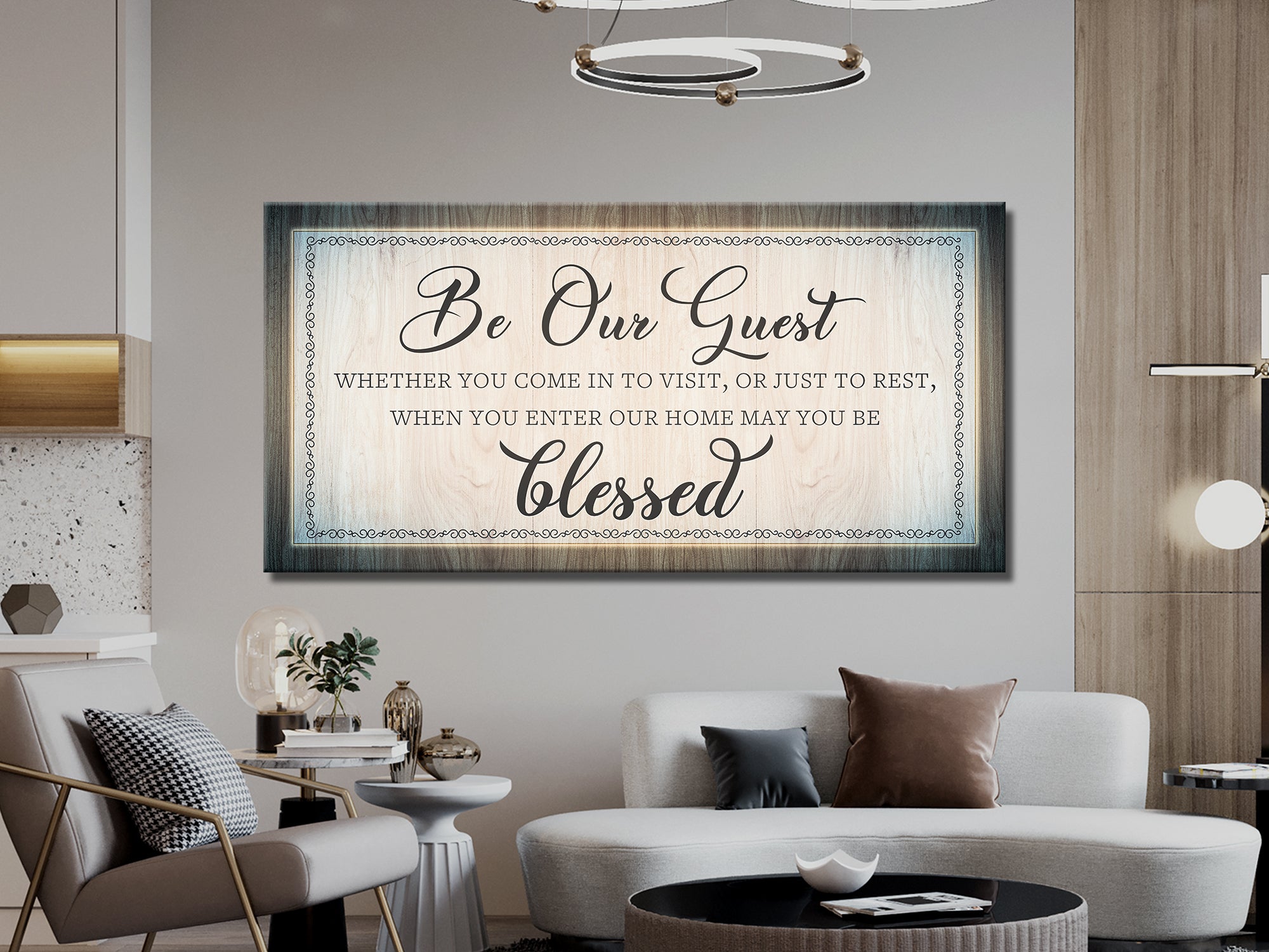 Be Our Guest - Bedroom - Canvas Wall Art