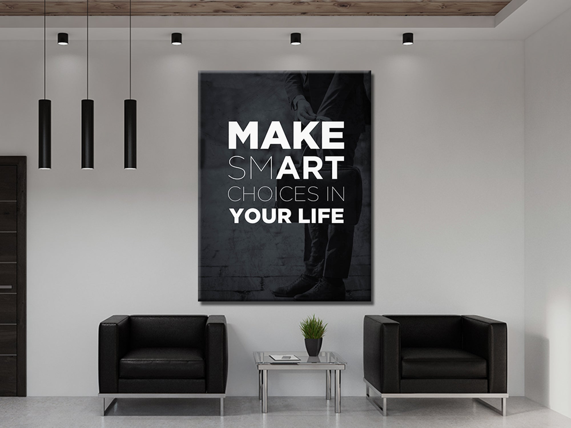Make Smart Choices - Canvas Wall Art
