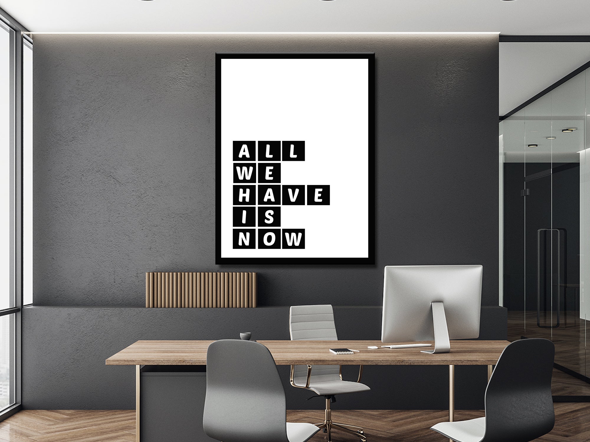 All We Have Is Now V2 - Canvas Wall Art
