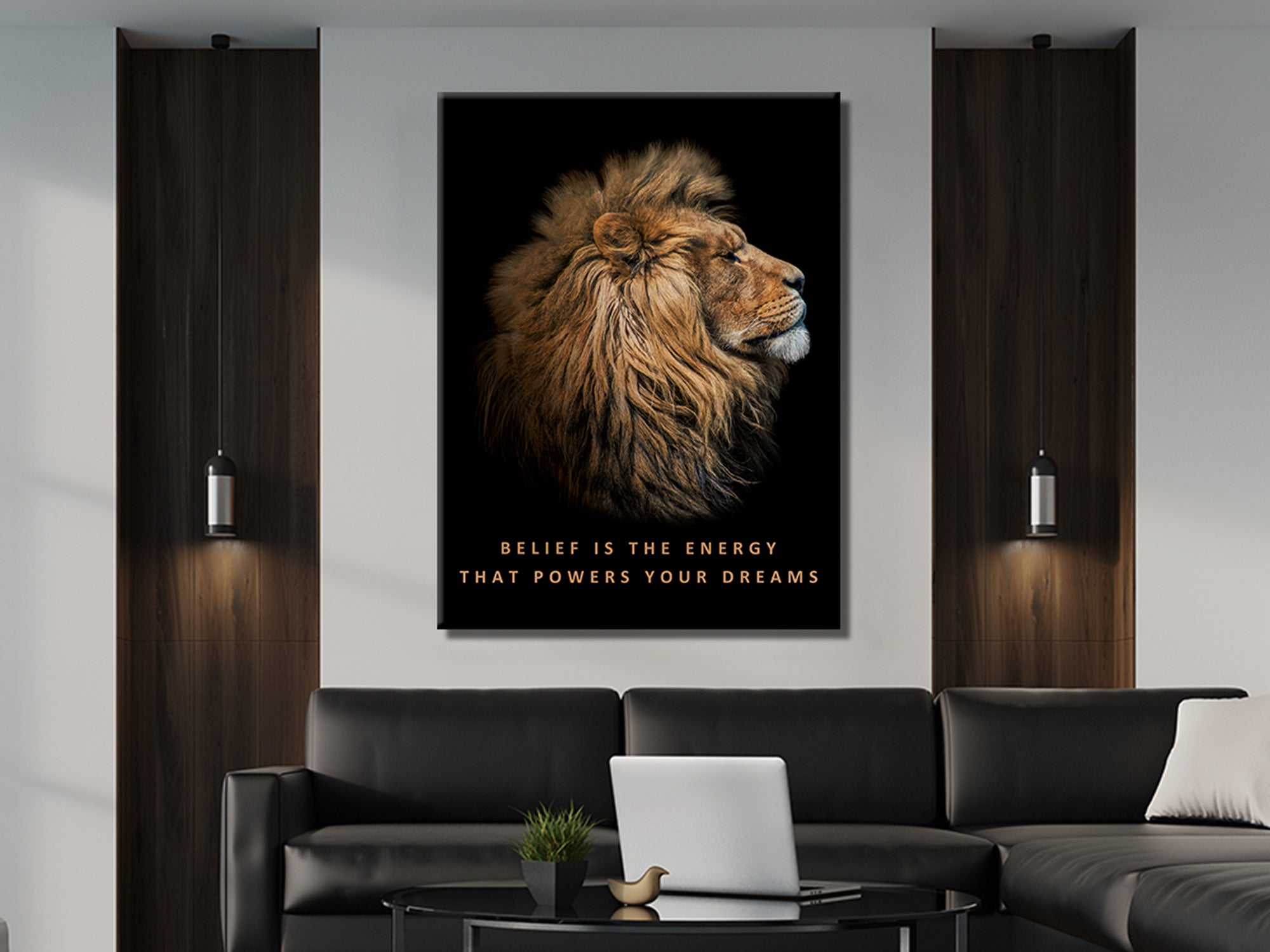 Belief Is The Energy - Canvas Wall Art