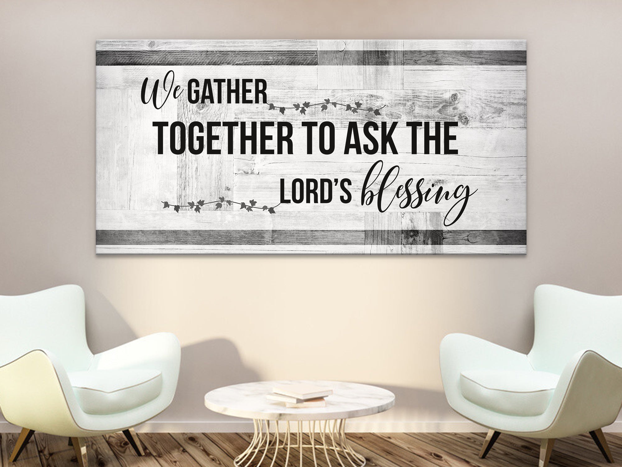 We Gather Together - Dinning Room Canvas Wall Art