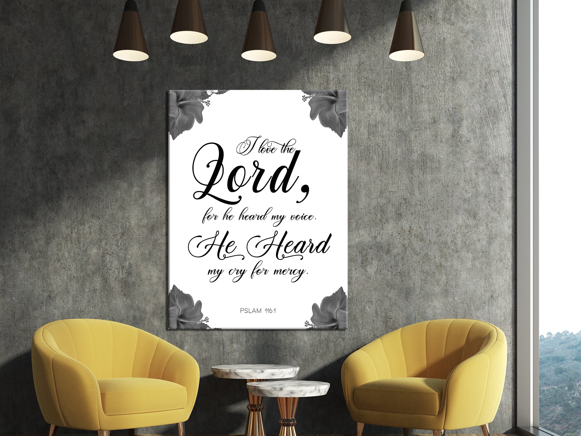I Lord Heard - Christian - Dinning Room Canvas Wall Art