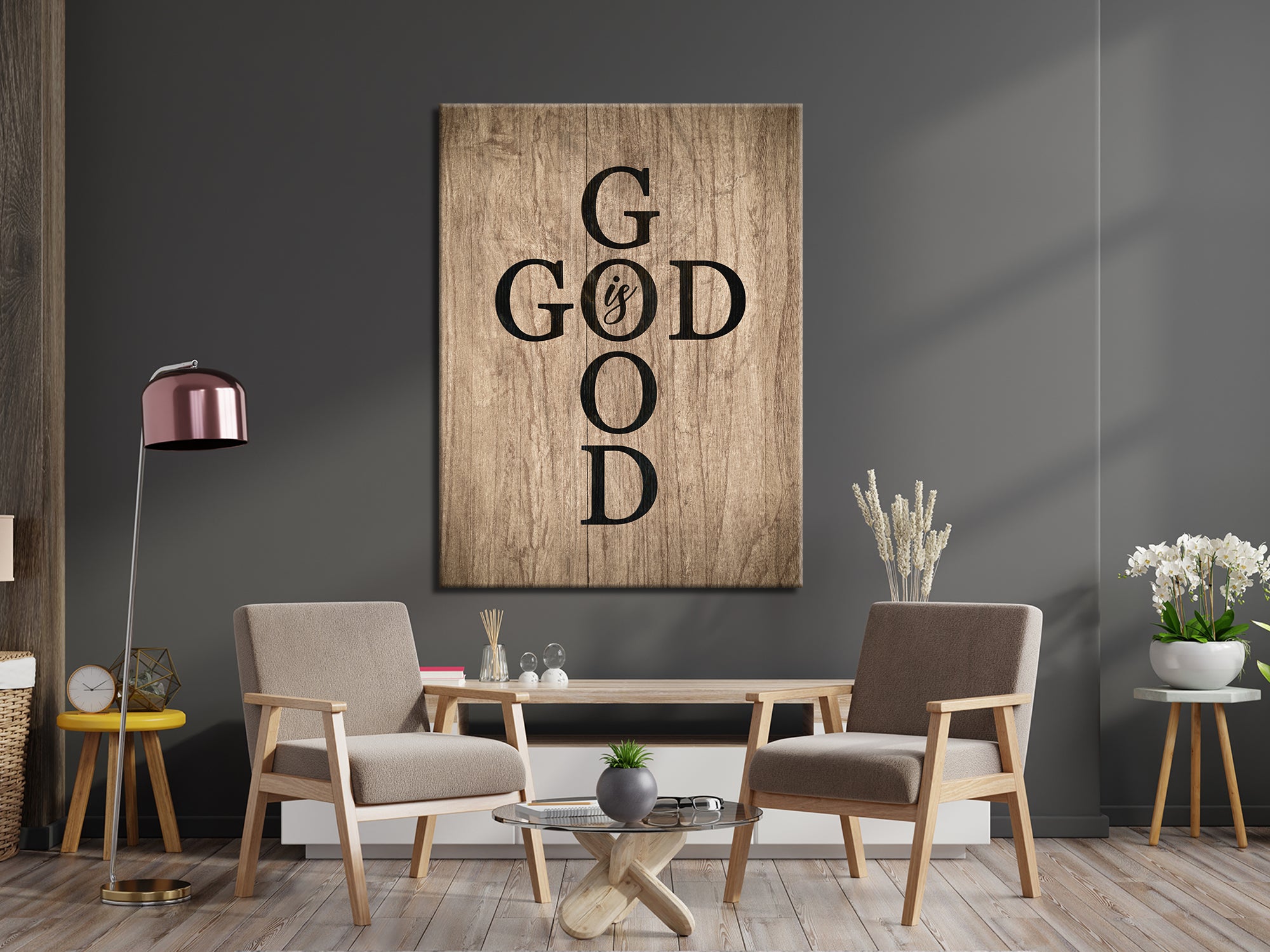 God Is God - Christian - Canvas Wall Art