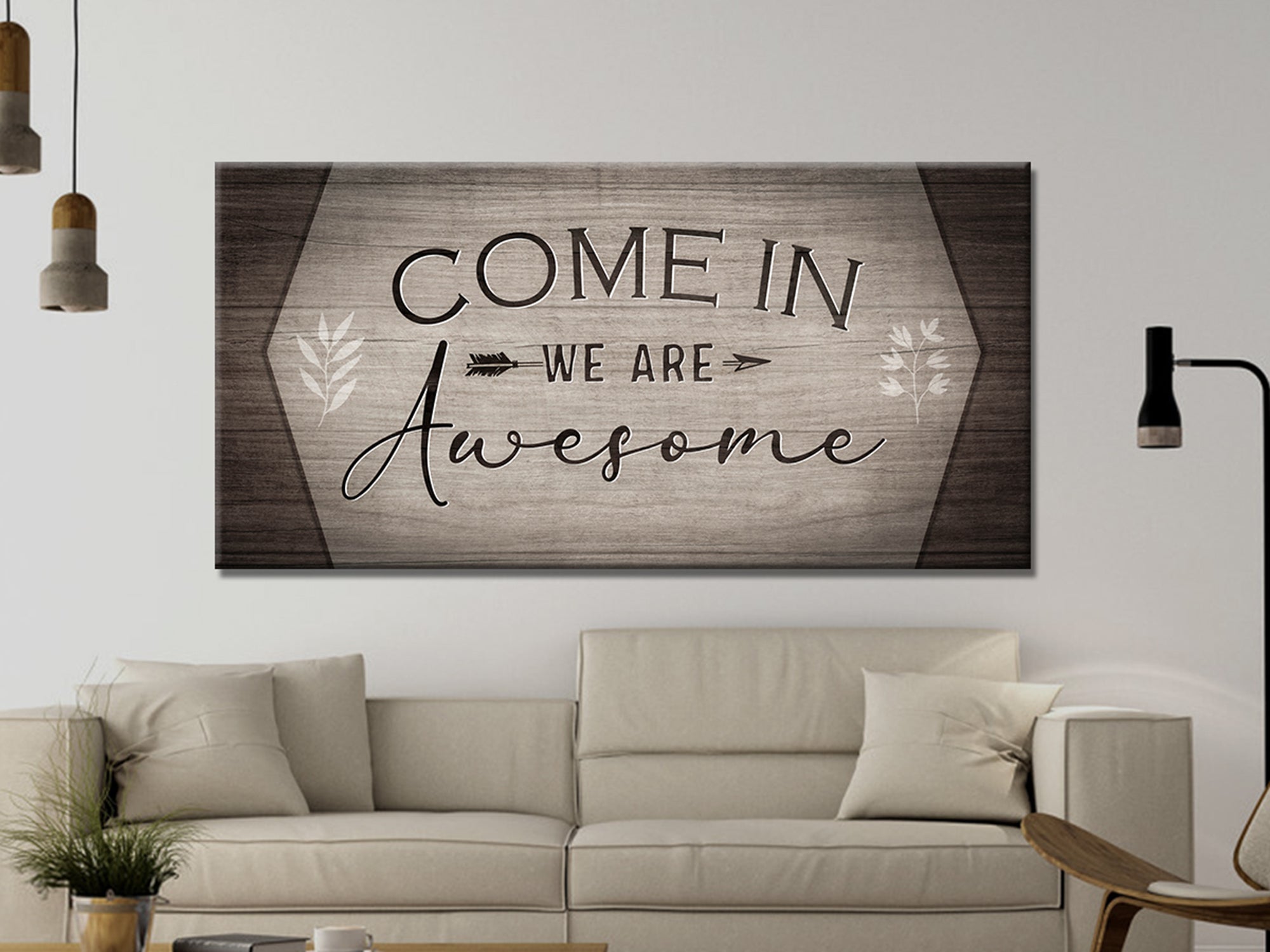 We Are Awesome - Living Room - Christian Canvas Wall Art