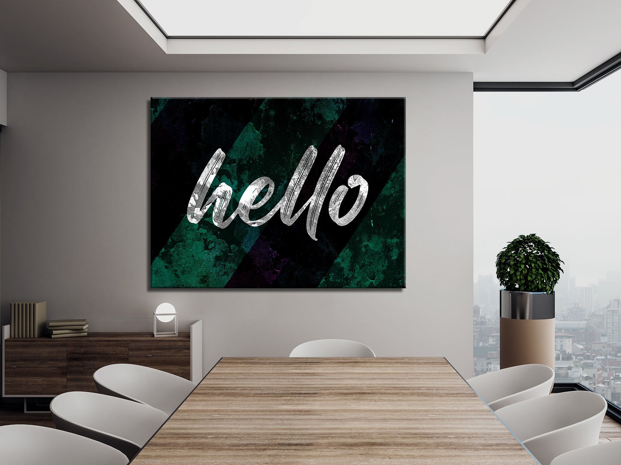 Hello - Canvas Wall Art